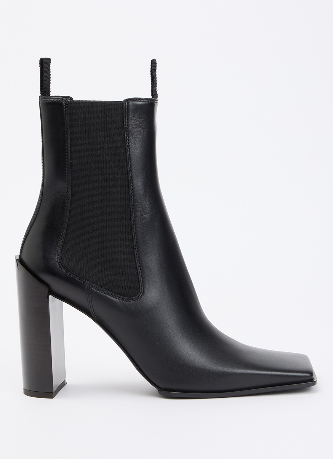 Alaïa Chelsea boot van kalfsleer  - voorkant 5 zwart