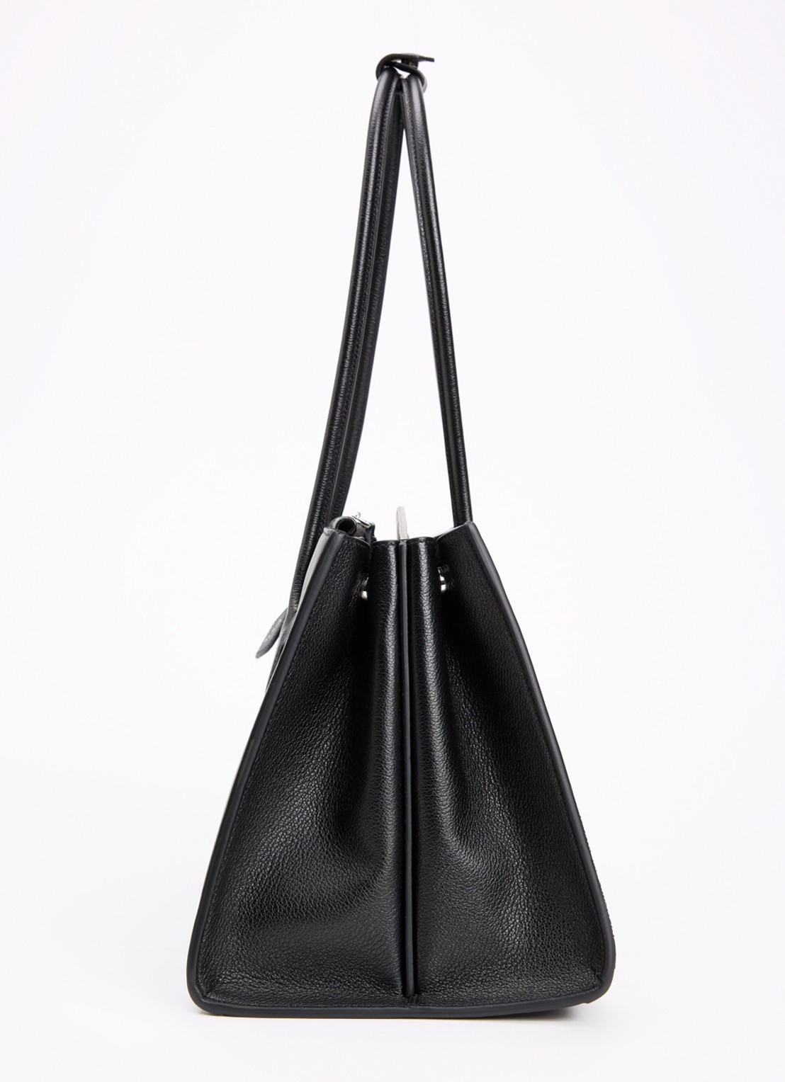 Alaïa Le Teckel shopper van kalfsleer - detail 5 zwart