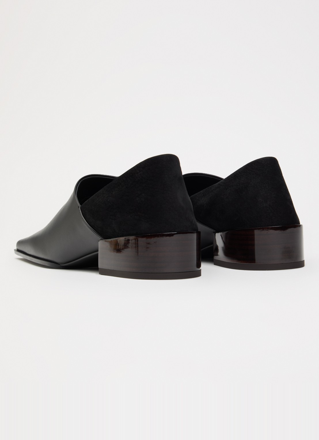 Alaïa Loafer van kalfsleer - achterkant zwart