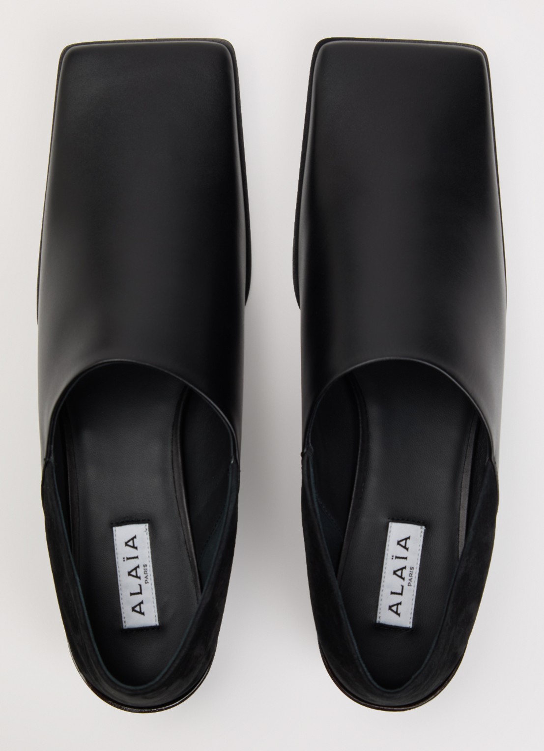 Alaïa Loafer van kalfsleer - detail 3 zwart