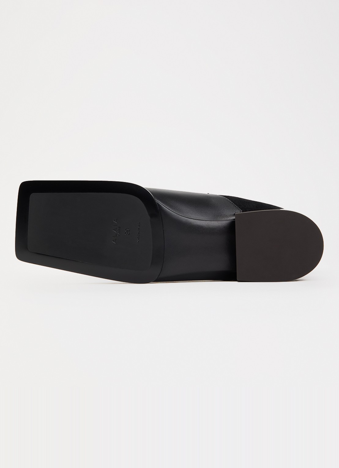 Alaïa Loafer van kalfsleer - detail 4 zwart