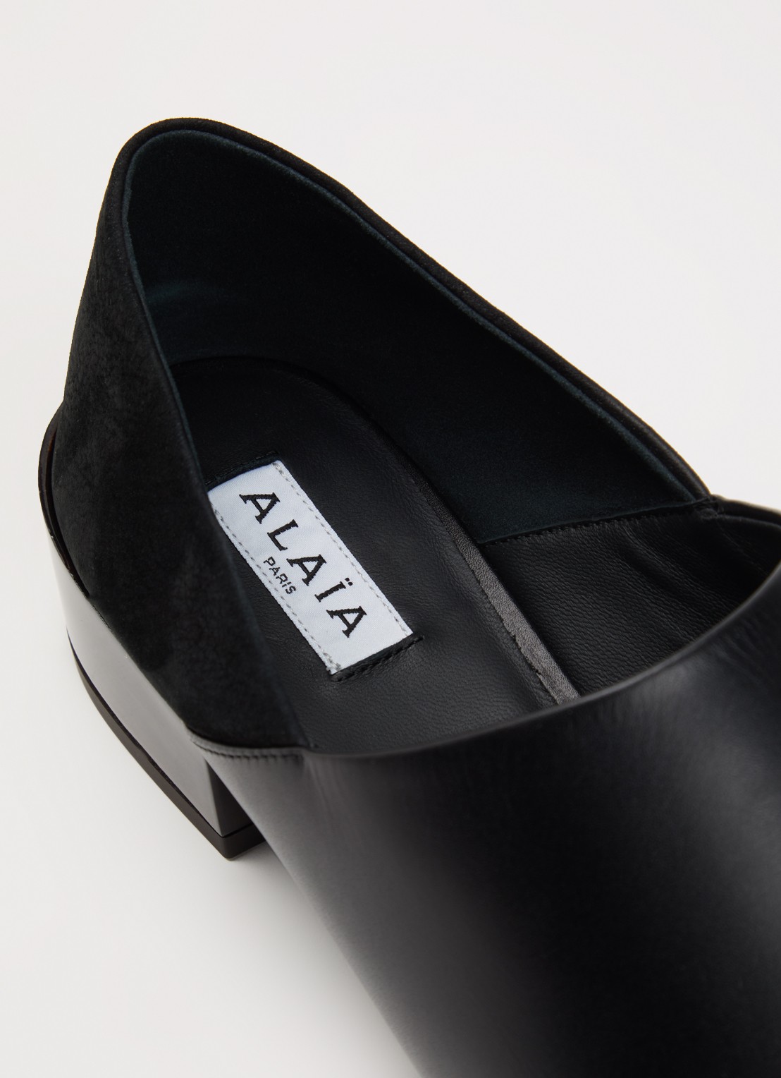 Alaïa Loafer van kalfsleer - detail 5 zwart