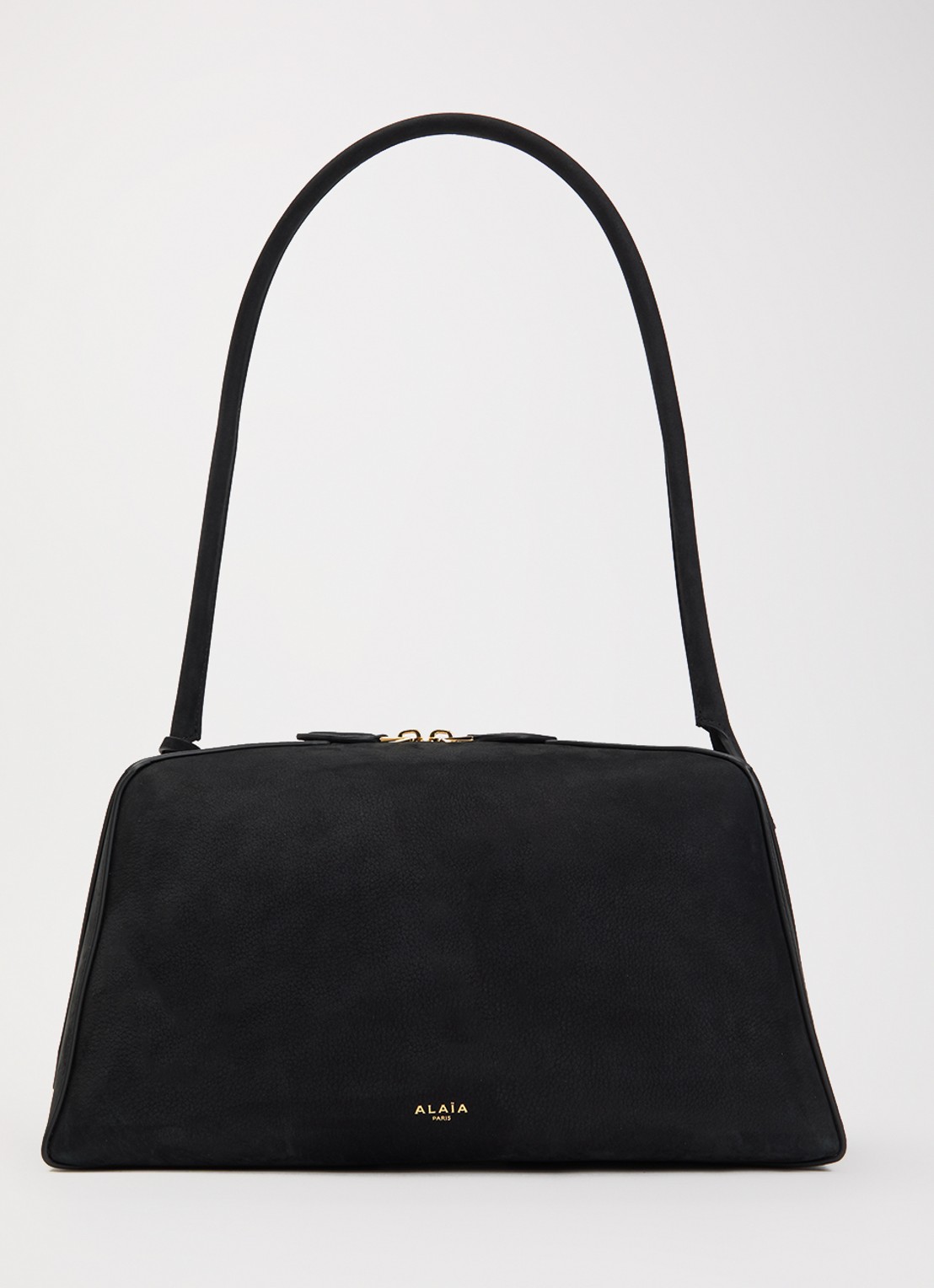 Alaïa Medium Bowling schoudertas van leer - voorkant 5 zwart