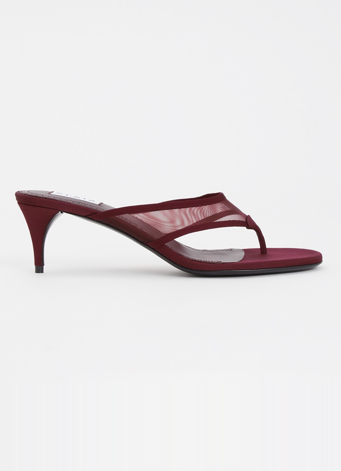 Alaïa Muiltje van mesh - voorkant bordeauxrood