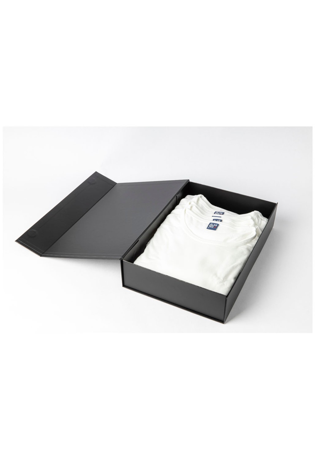 Alan Red Derby T-shirt van katoen in 5-pack - voorkant 2 wit