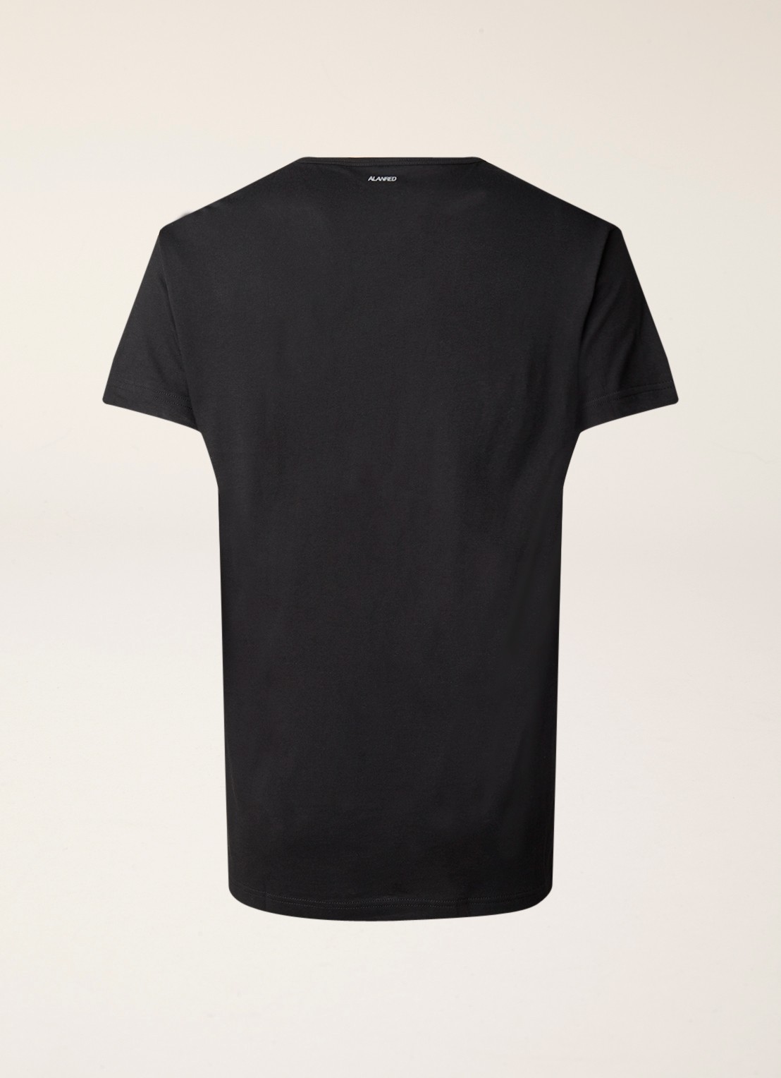 Alan Red Vermont T-shirt met V-hals in 2-pack - achterkant zwart