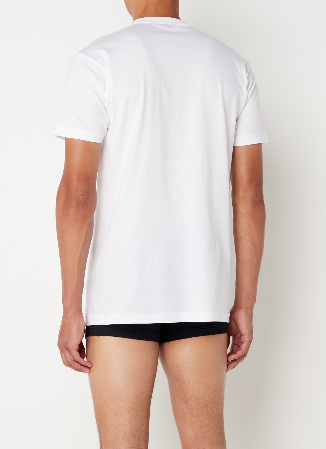 Alan Red Virginia T-shirt met ronde hals in 2-pack - achterkant 4 wit