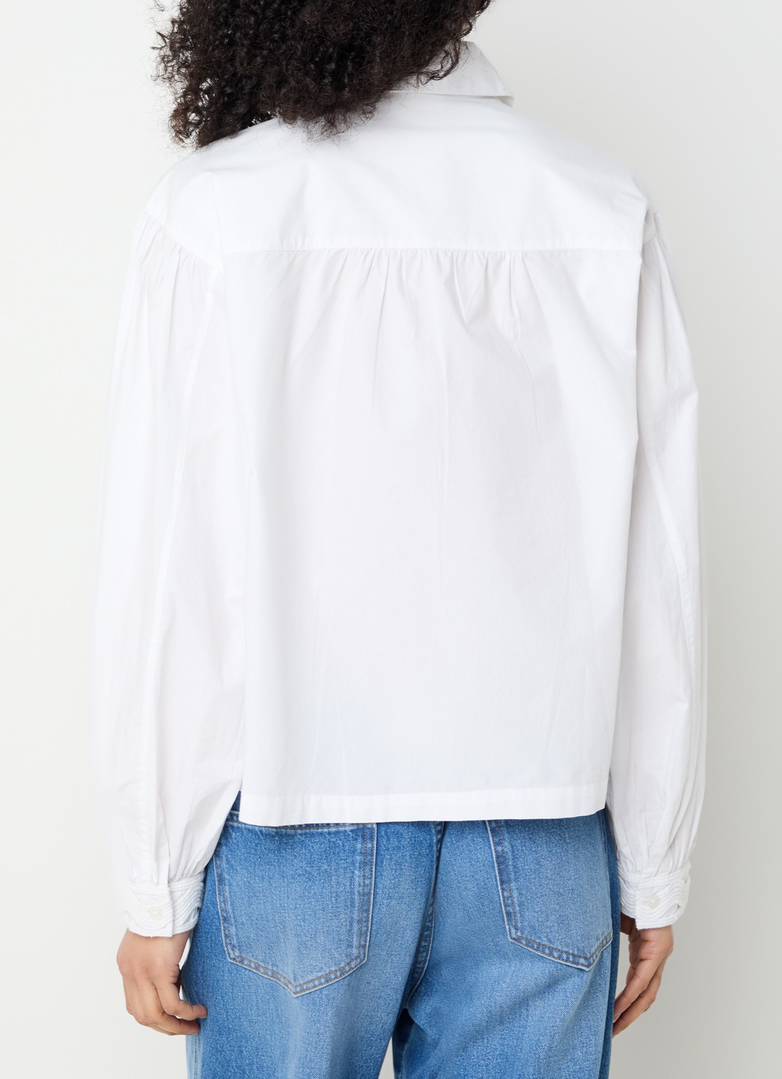 alchemist Eva blouse met opengewerkt dessin - achterkant 4 wit