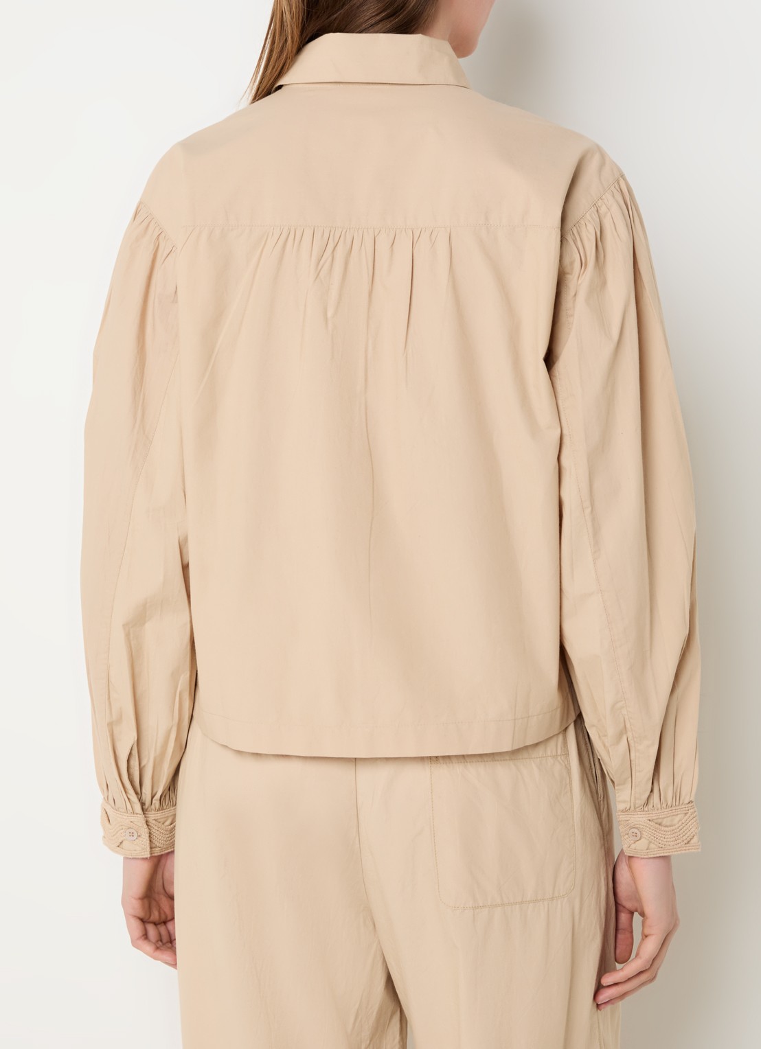 alchemist Eva blouse met opengewerkt dessin - achterkant 4 beige