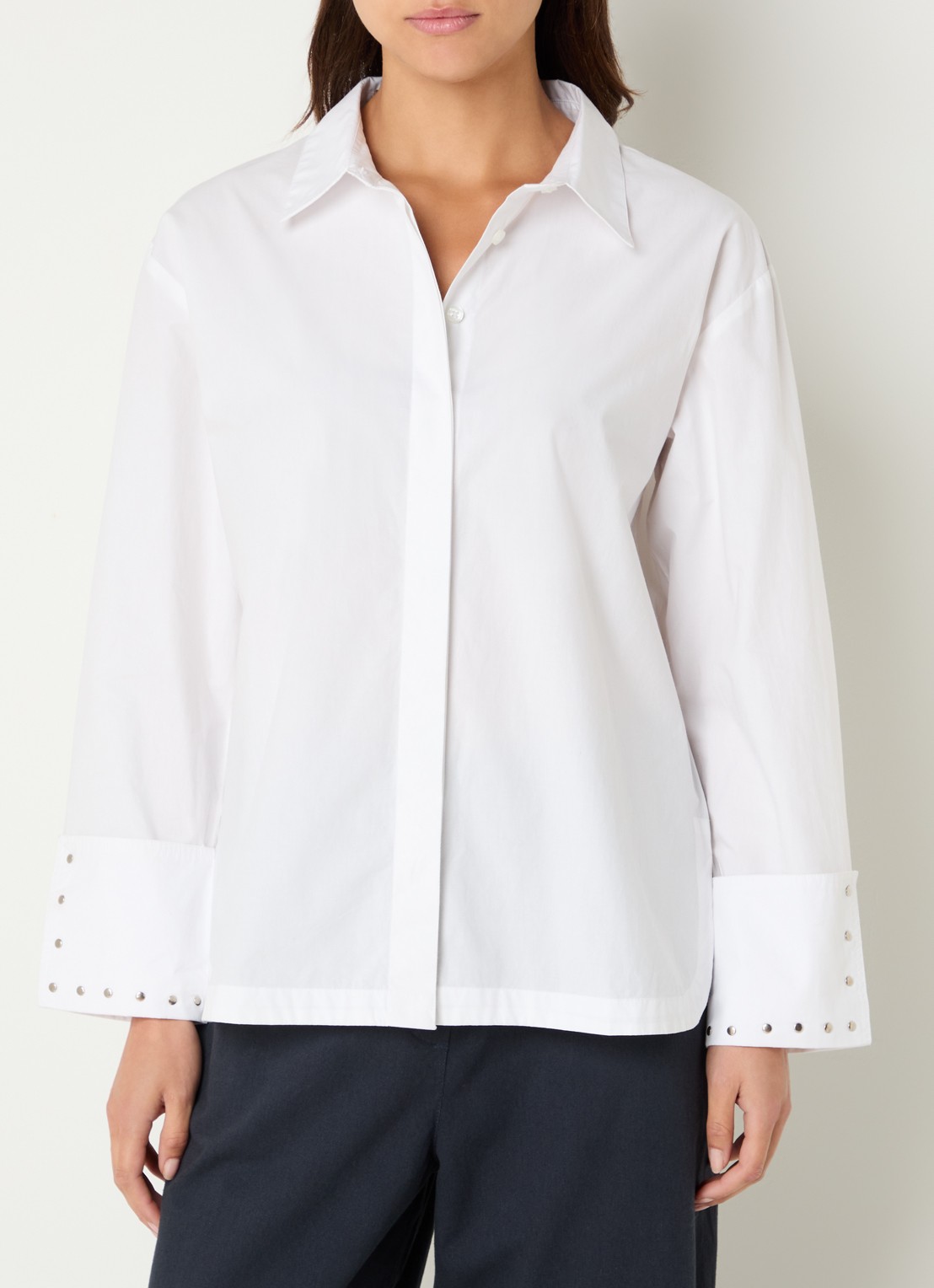 alchemist Isabel blouse met studs - detail 4 wit