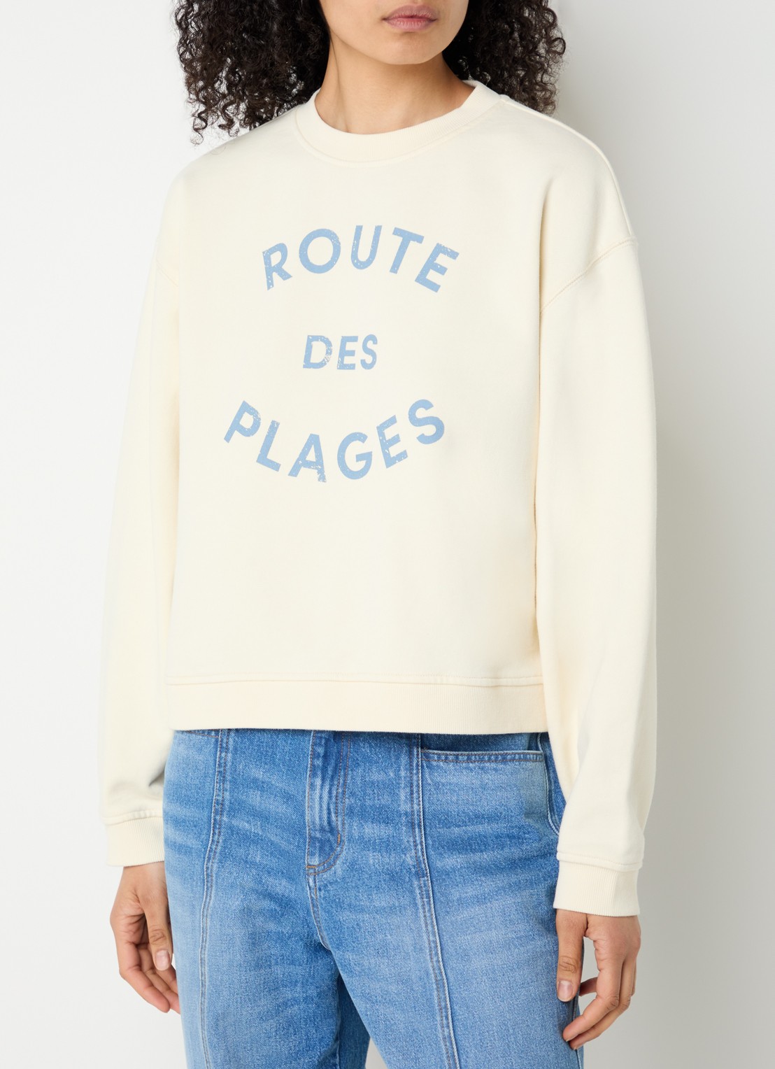 alchemist Isla sweater met print - detail 4 lichtgeel