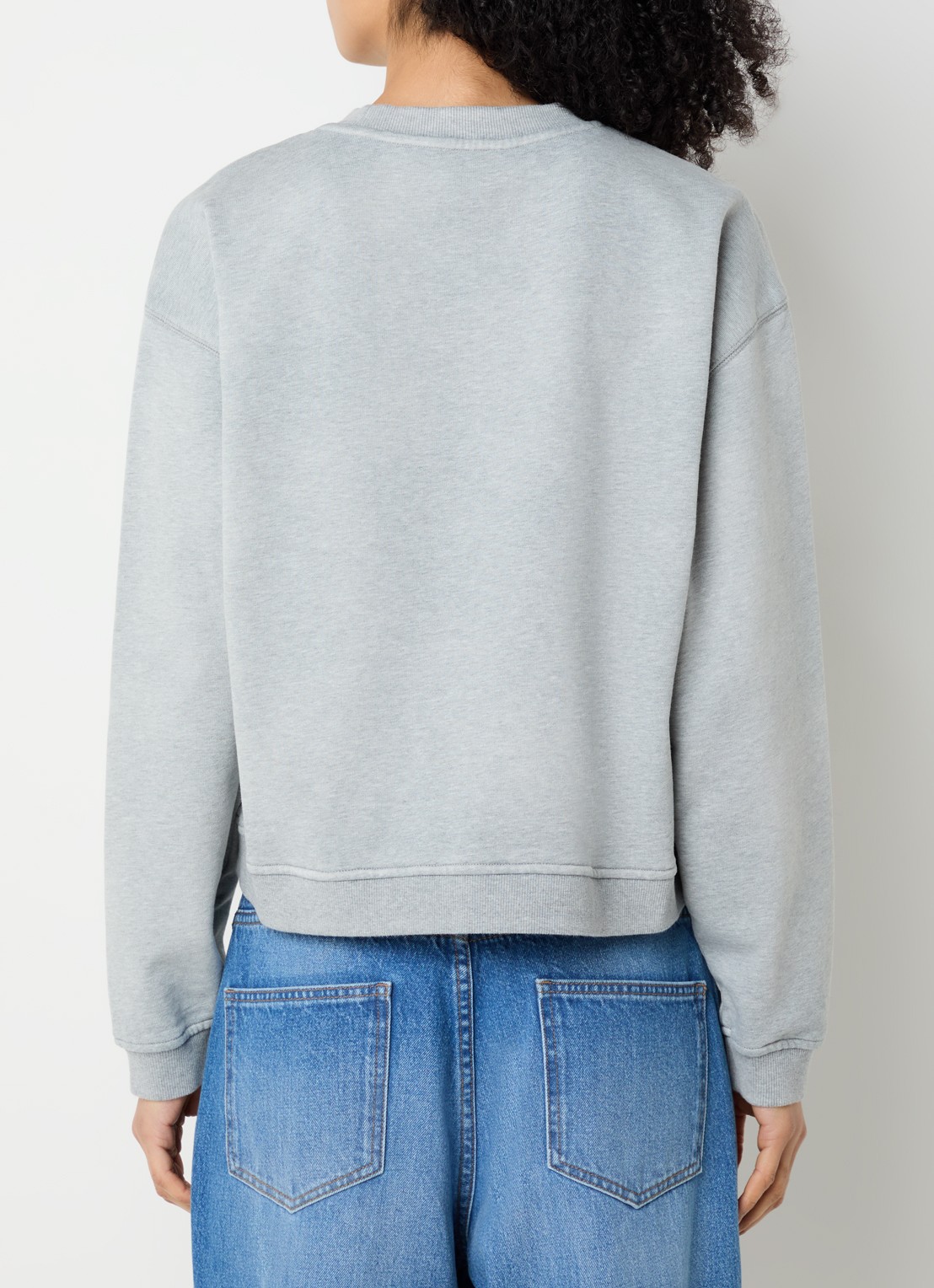 alchemist Isla sweater met print - achterkant grijsmele
