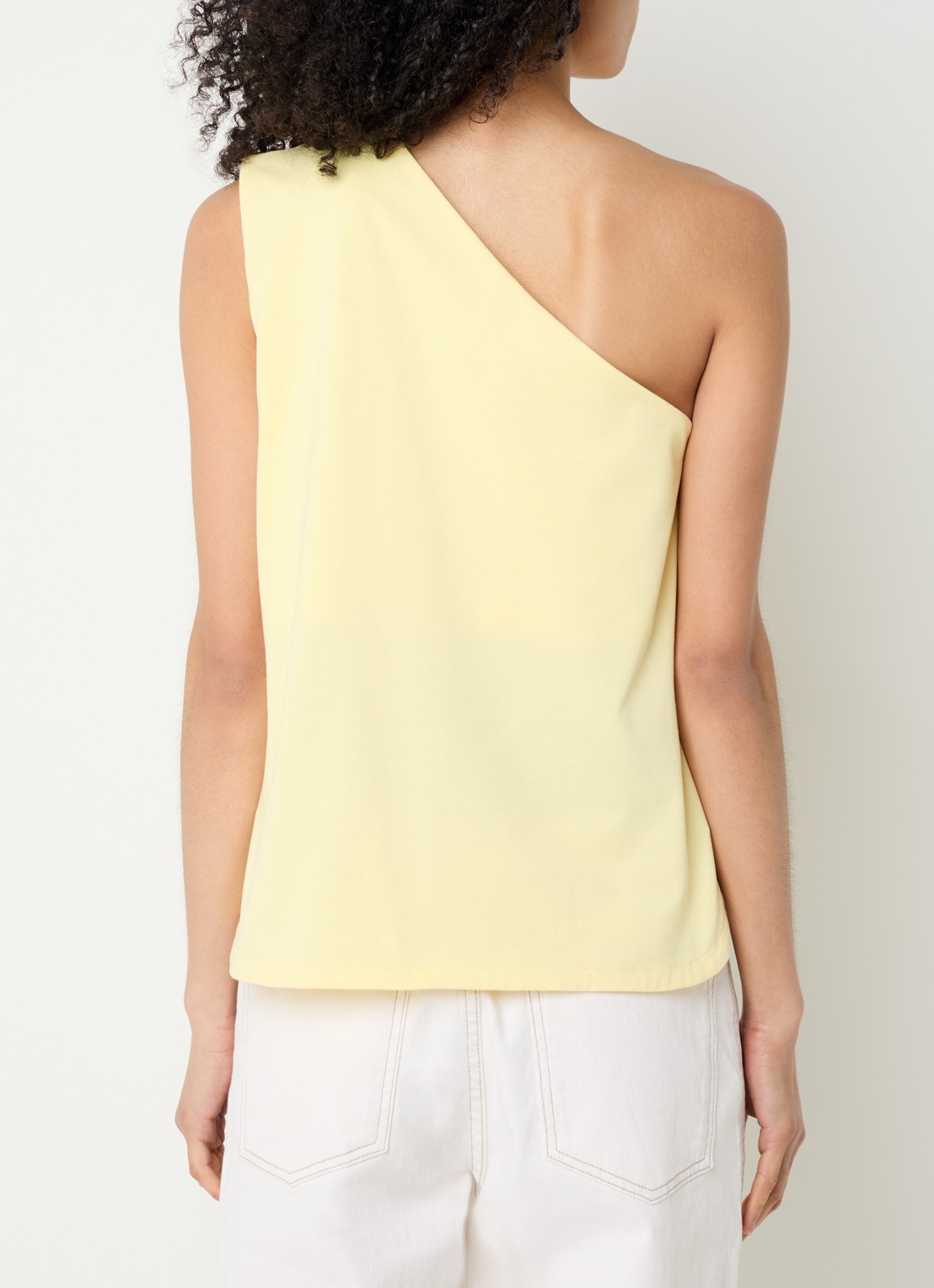 alchemist Levy one shoulder top - achterkant 2 geel