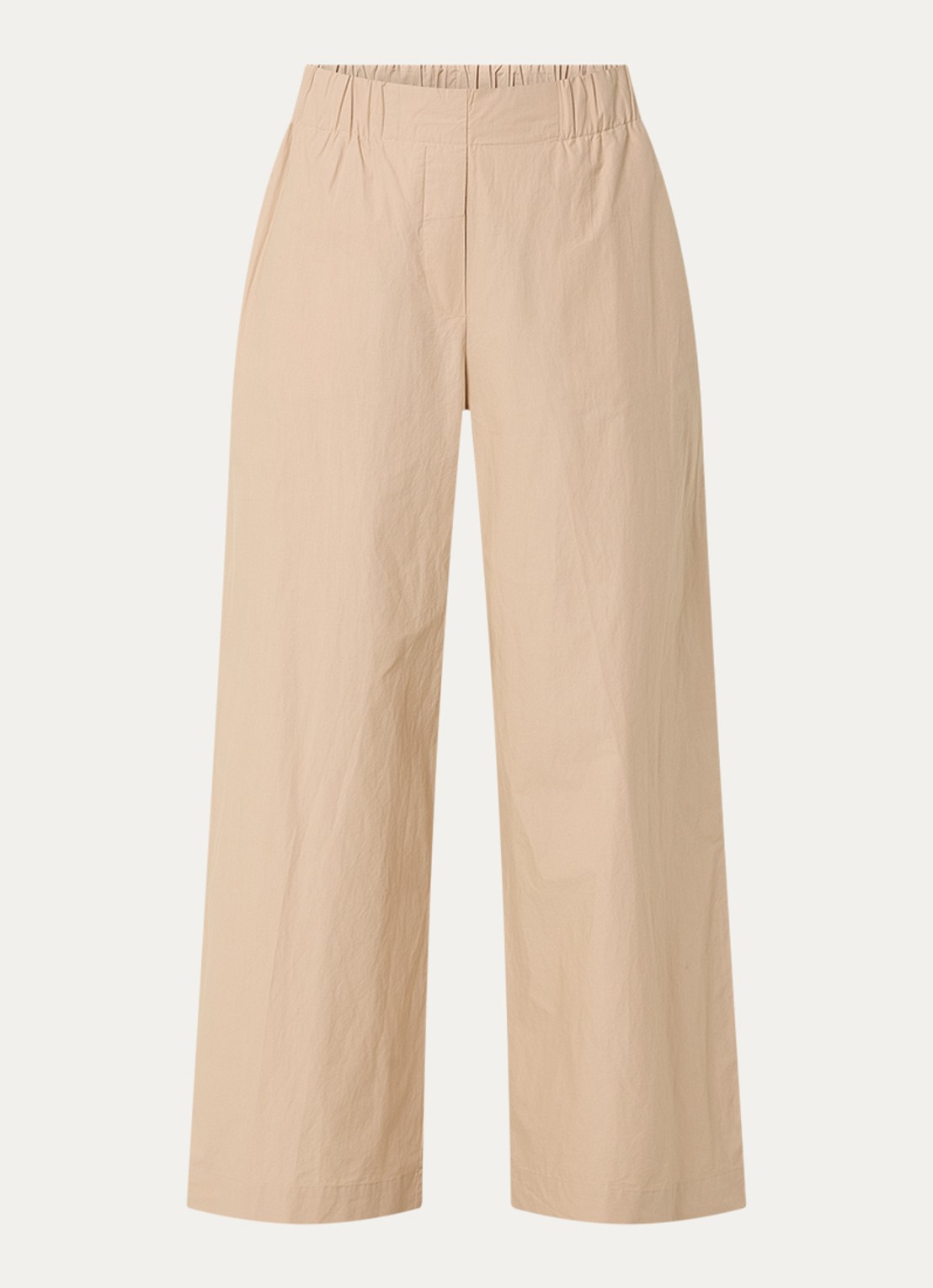 alchemist Mid waist wide fit joggingbroek met steekzakken - voorkant 3 beige