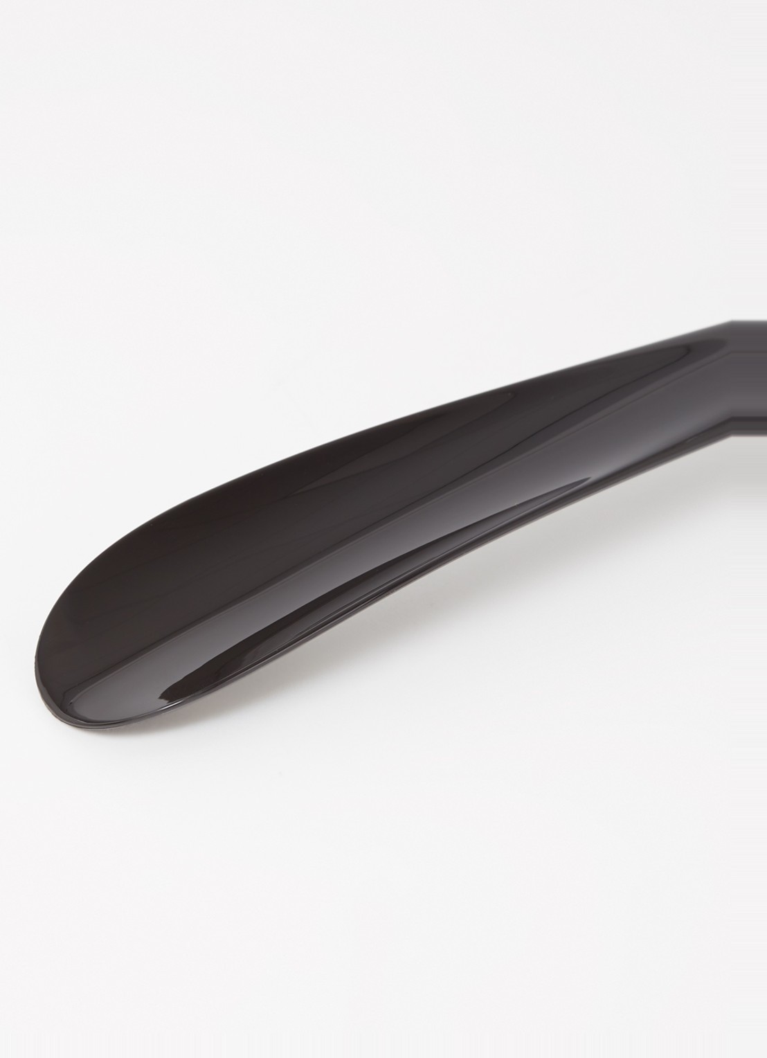 Alessi Alessi Germano schoenlepel met haak 42 cm  - voorkant 2 zwart
