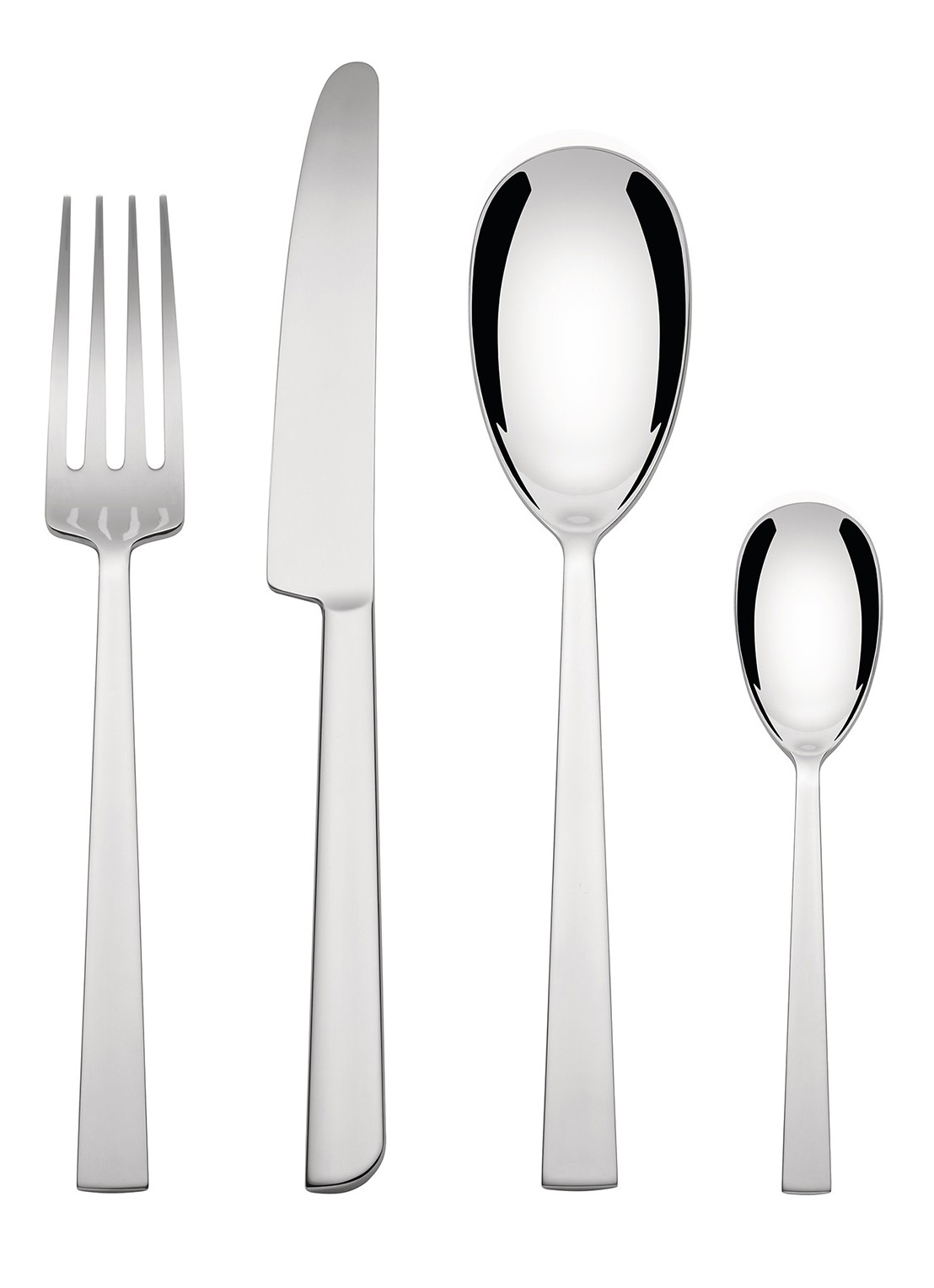 Alessi Asta bestekset 24-delig - voorkant zilver