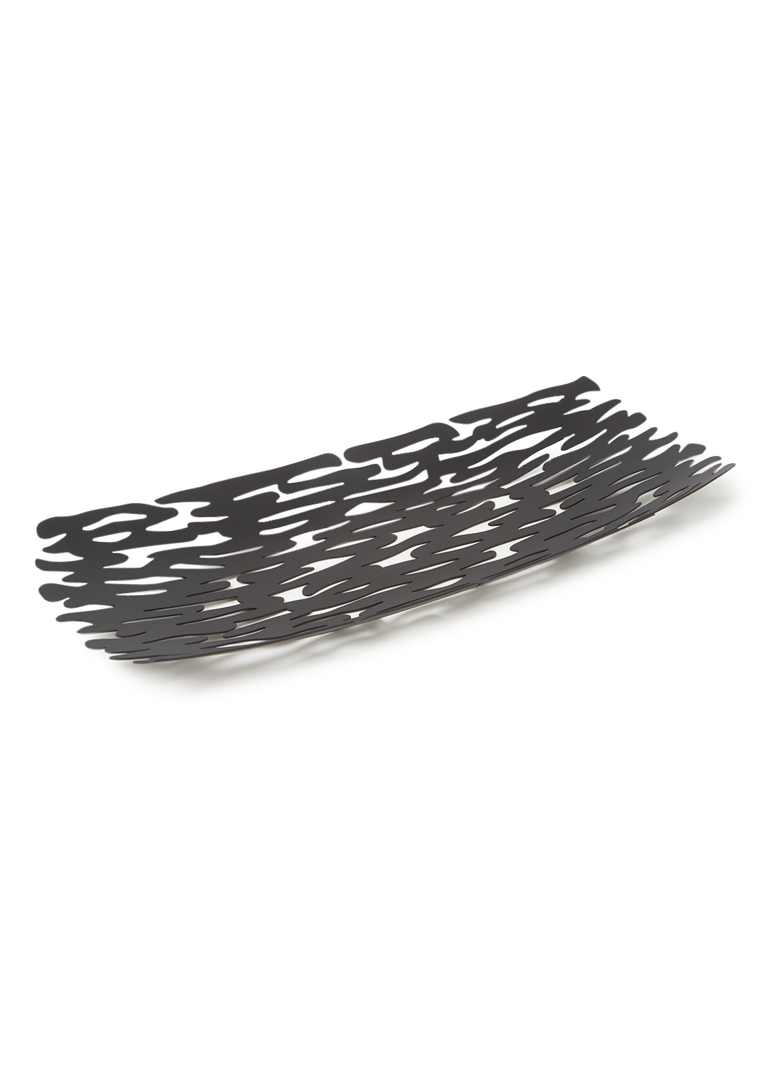 Alessi Bark dienblad 51,5 cm - voorkant 2 zwart