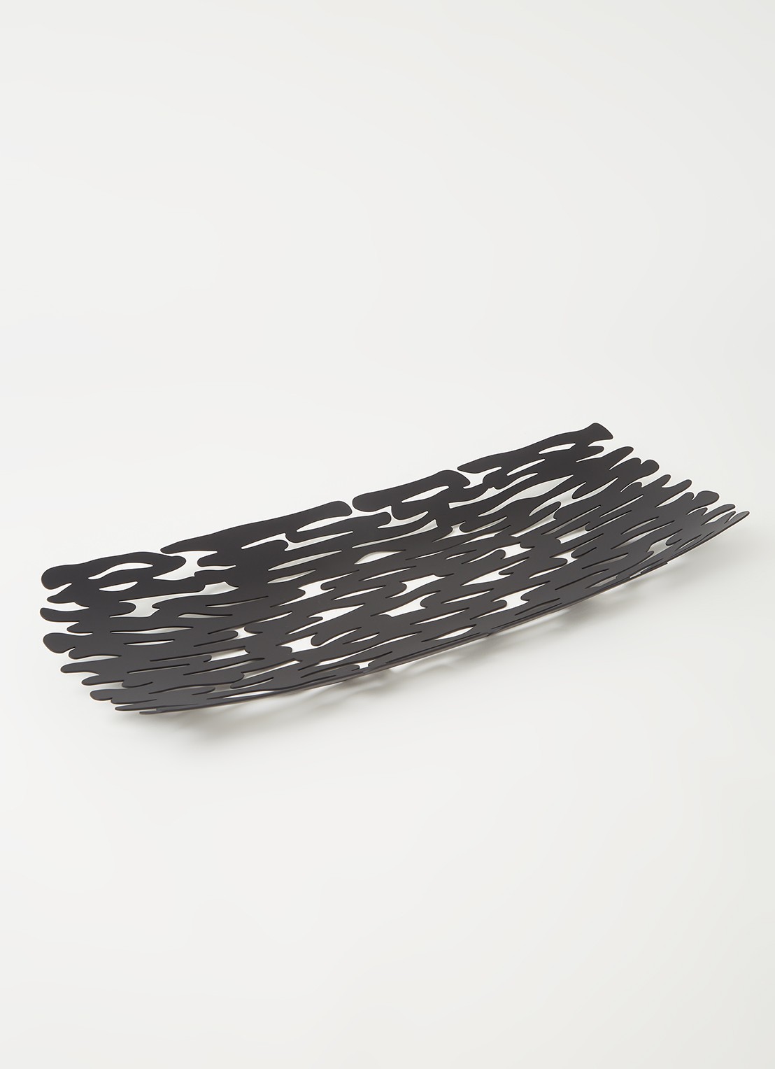 Alessi Bark dienblad 51,5 cm - voorkant 3 zwart