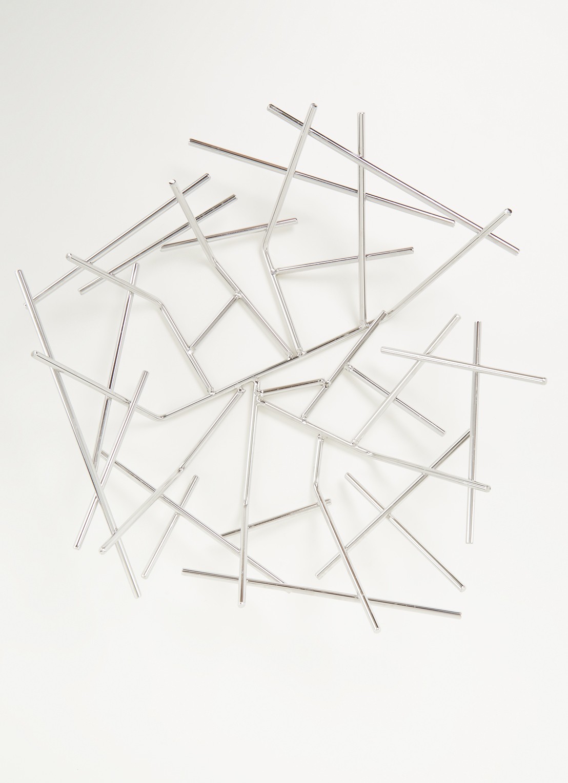 Alessi Blow Up fruitschaal 33 x 32 cm - detail 3 zilver