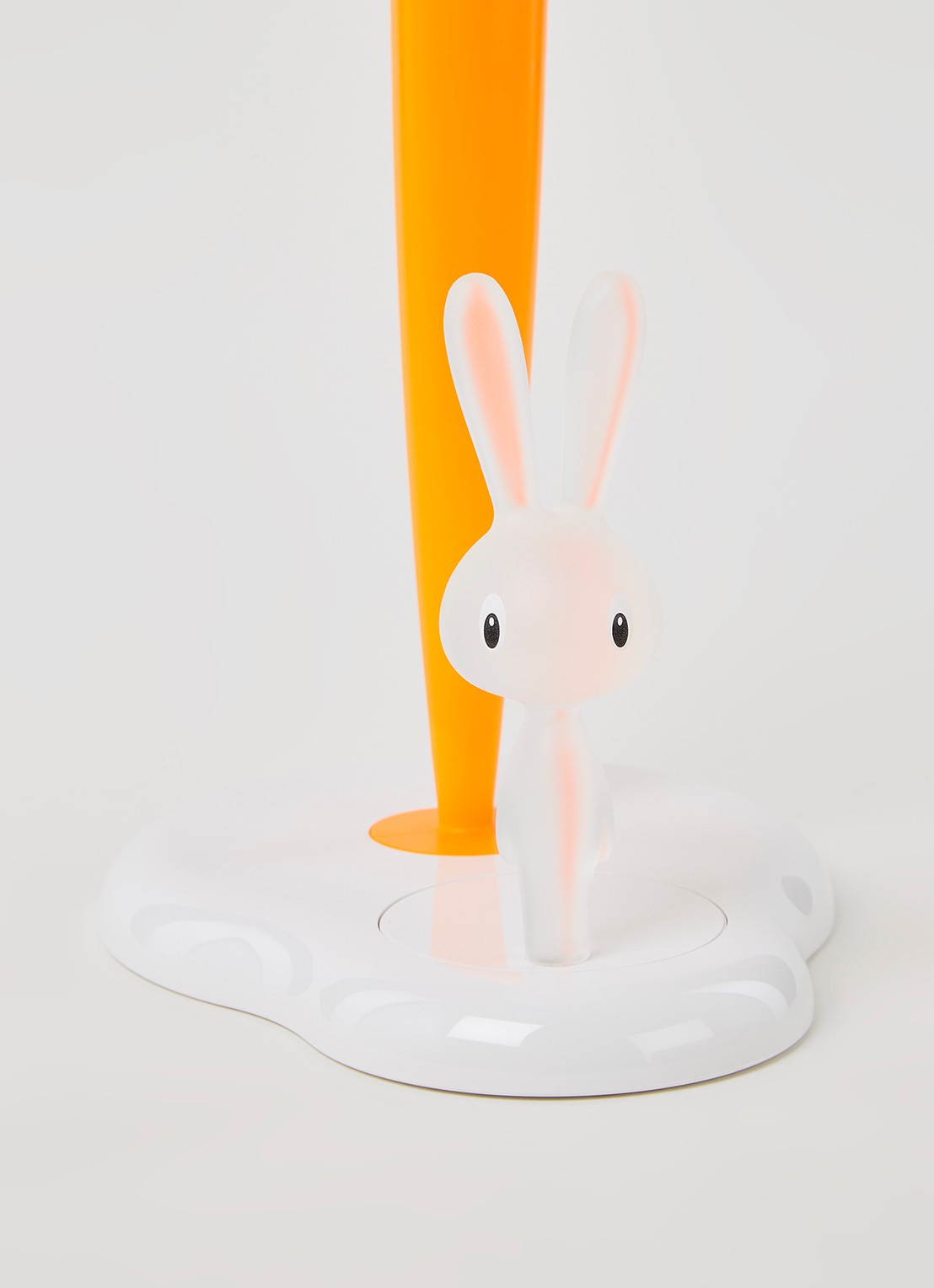 Alessi Bunny & Carrot keukenrolhouder  - detail wit