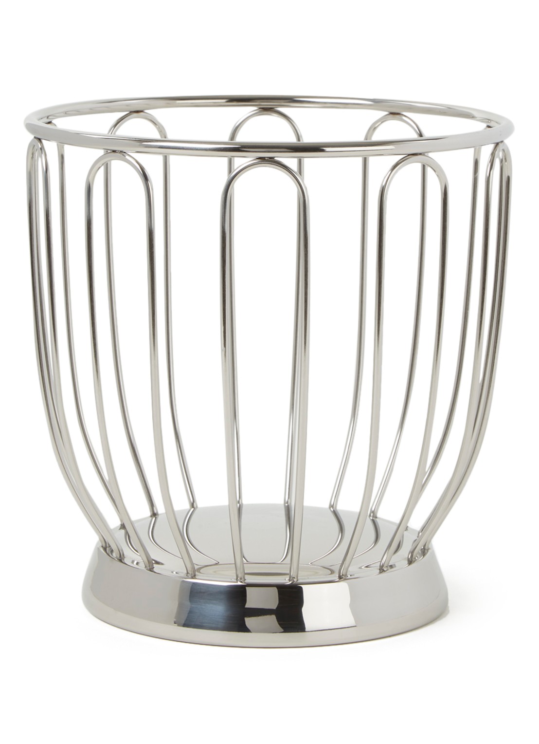 Alessi Citrusmand 22 cm - voorkant zilver