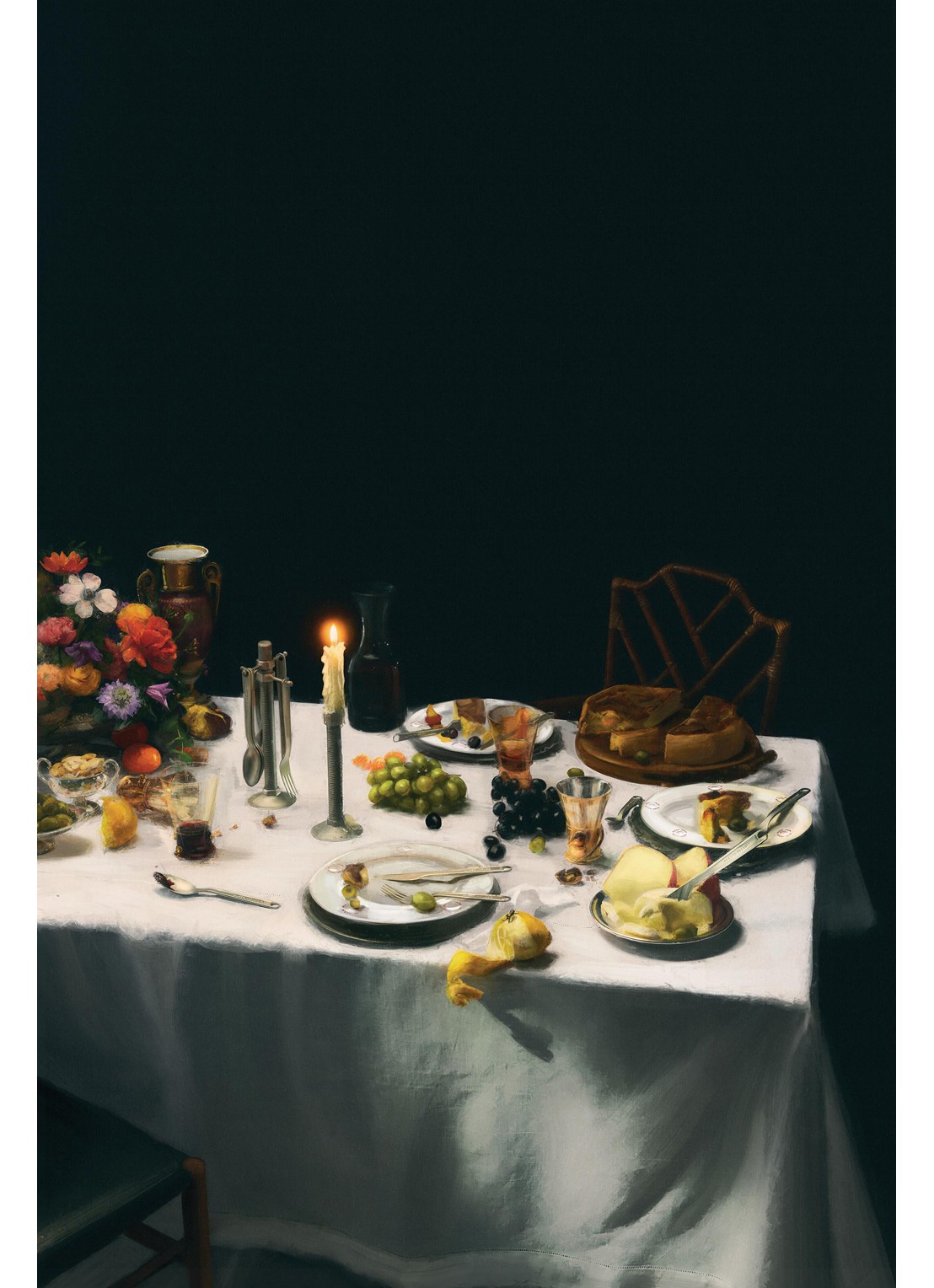 Alessi Conversational Objects by Virgil Abloh bestekset 4-delig - achterkant 4 zilver