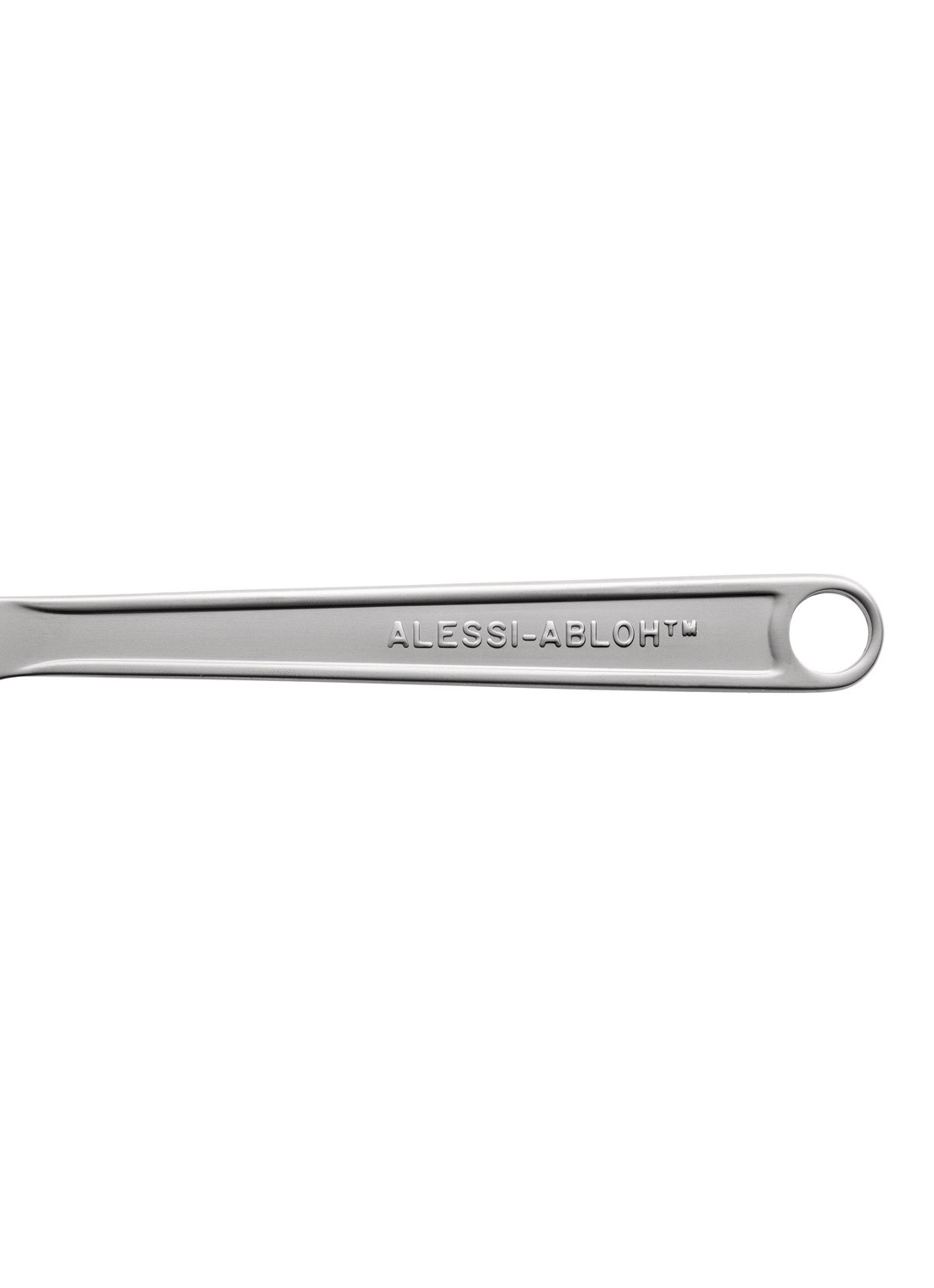 Alessi Conversational Objects by Virgil Abloh bestekset 4-delig - voorkant 6 zilver