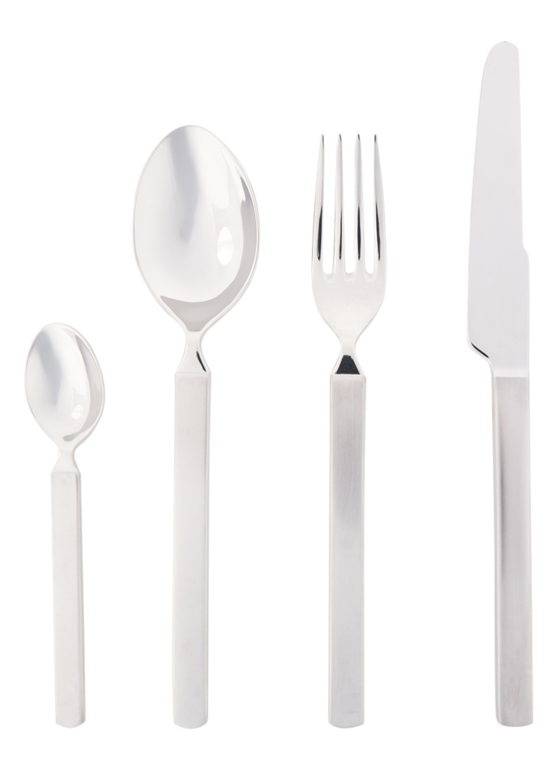 Alessi Dry bestekset 24-delig - voorkant zilver
