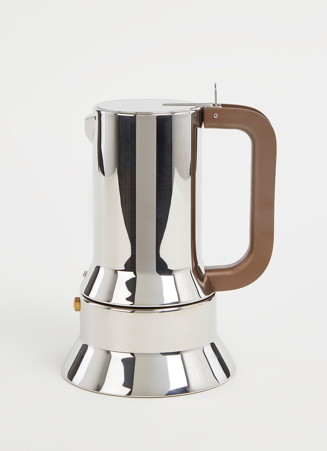 Alessi Espresso koffiemaker 30 cl - voorkant 2 zilver