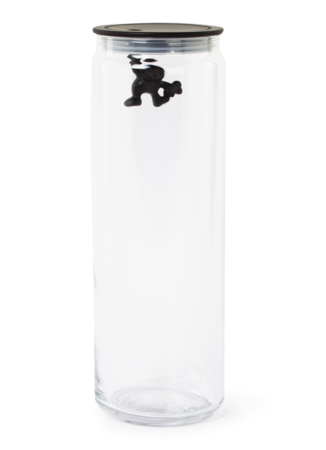 Alessi Gianni voorraadpot 2 liter - voorkant 2 zwart