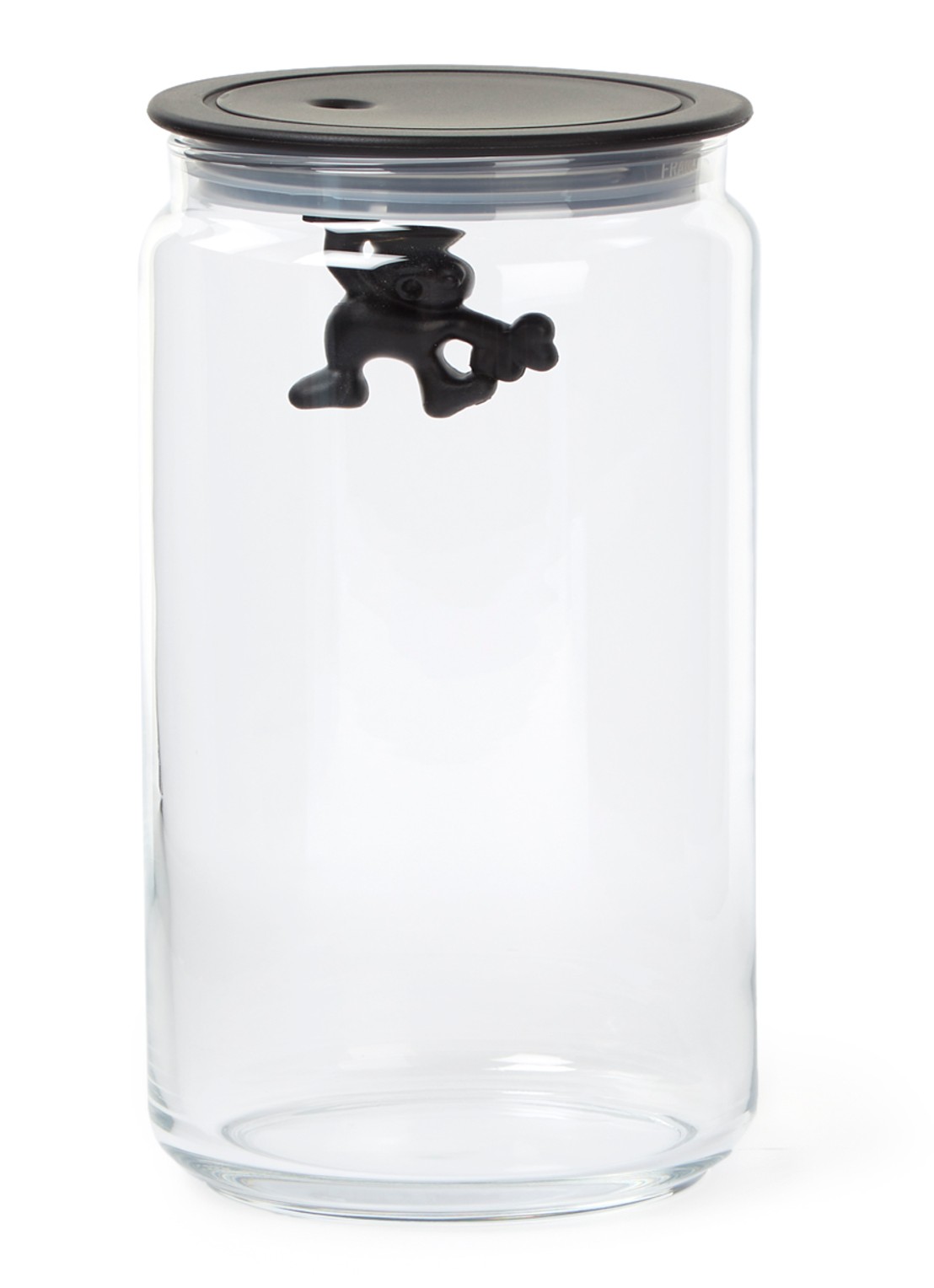 Alessi Gianni voorraadpot - voorkant transparant