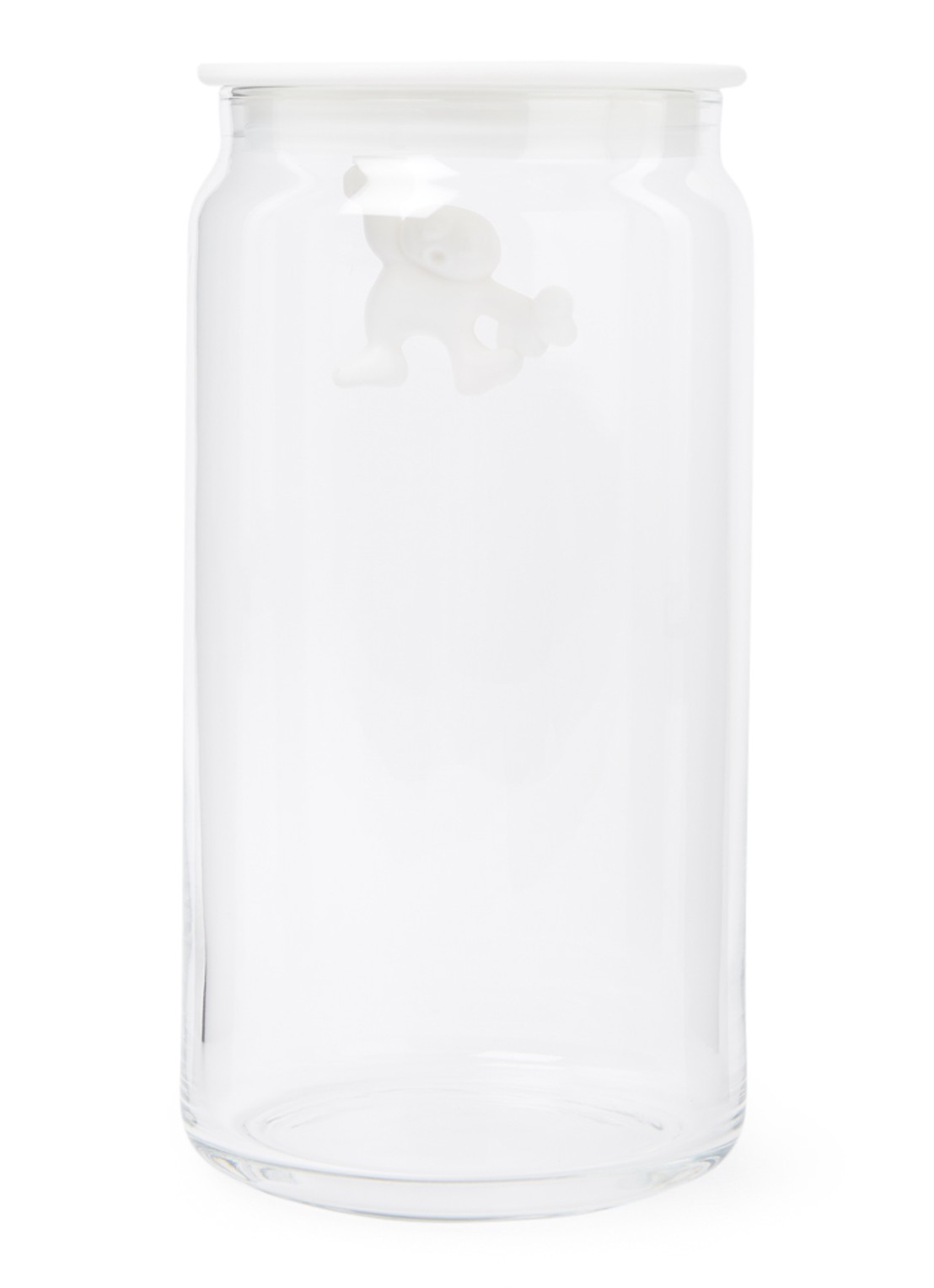 Alessi Gianni voorraadpot  - voorkant wit