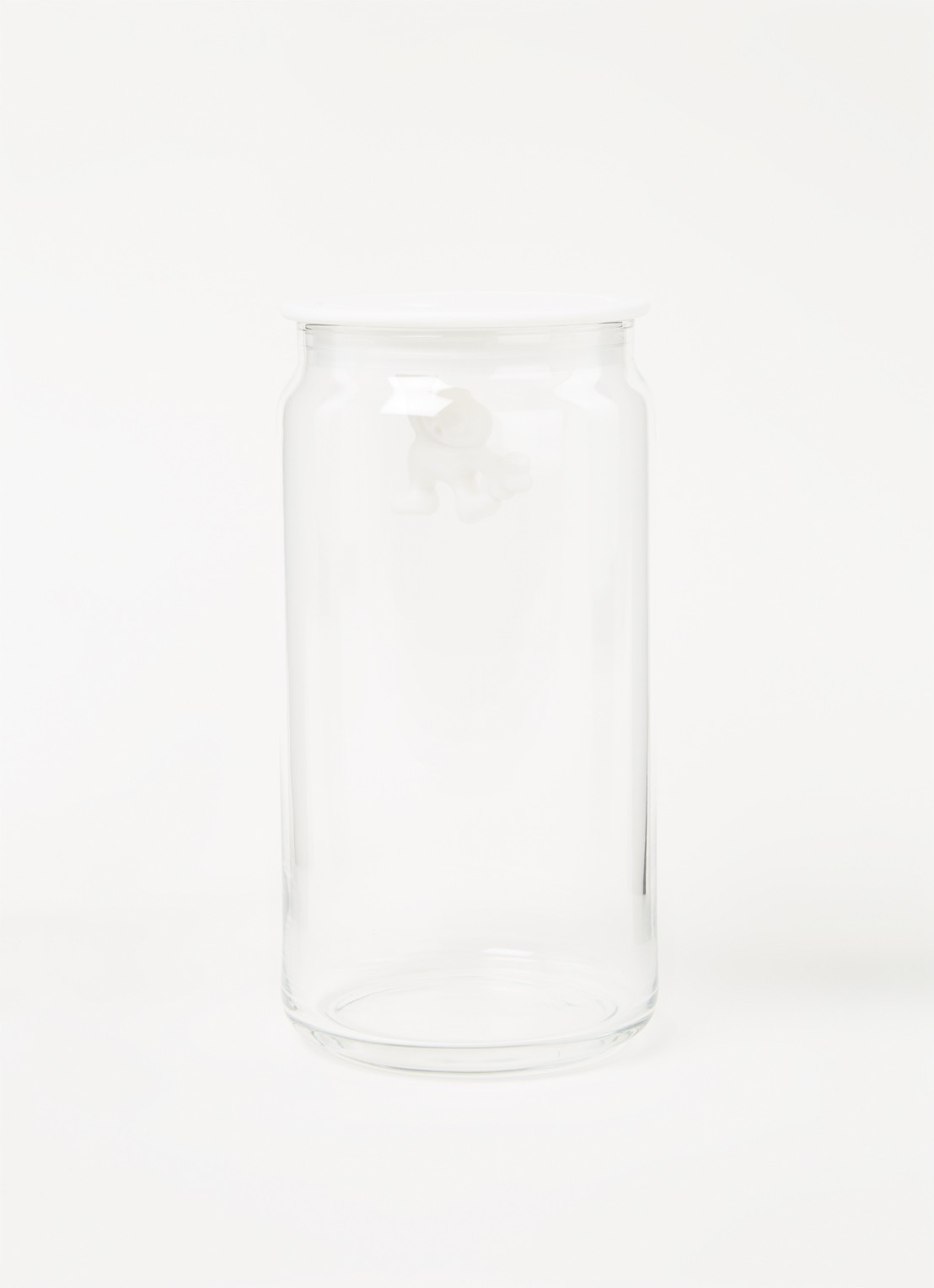 Alessi Gianni voorraadpot  - voorkant 2 wit