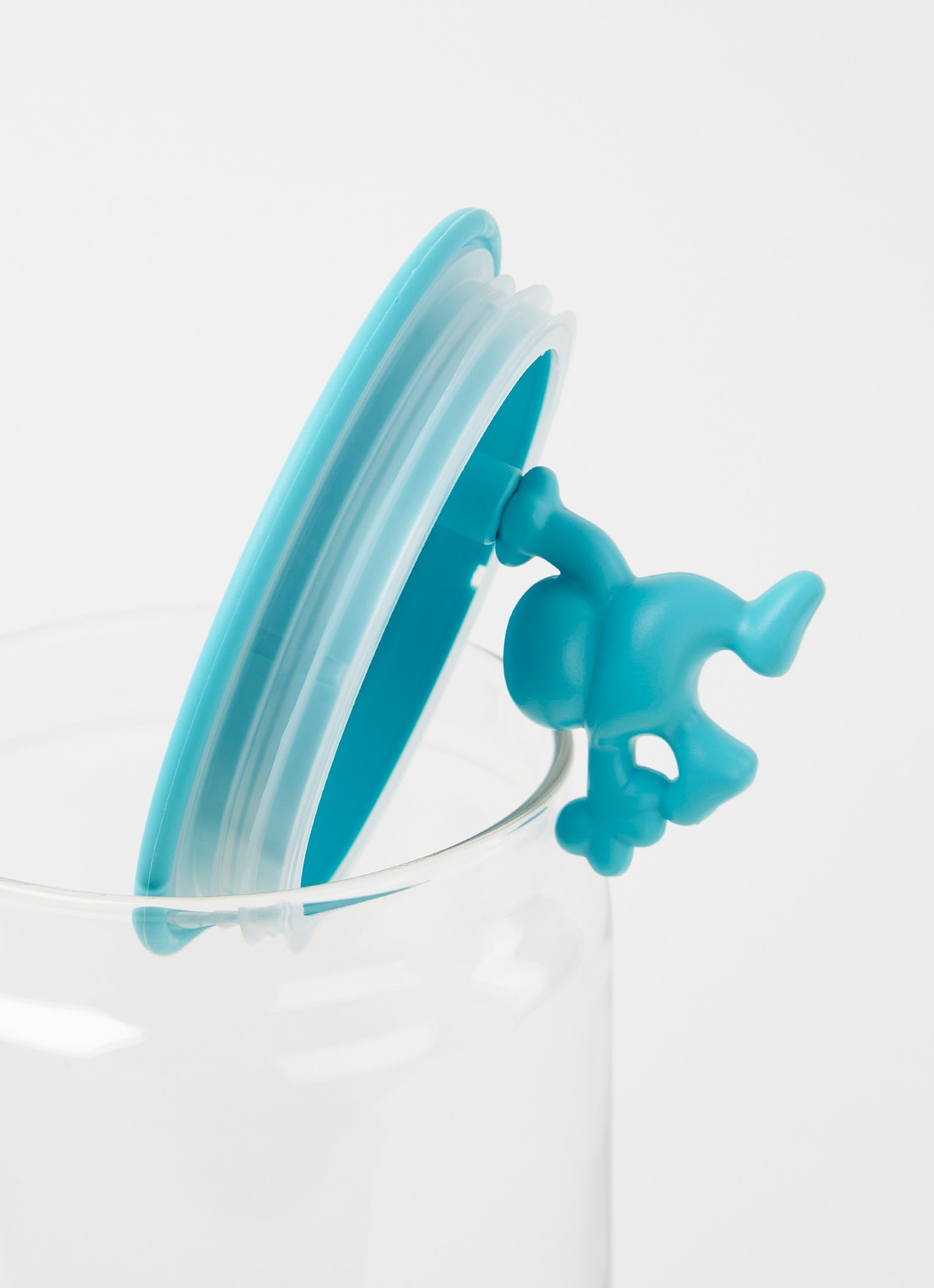 Alessi Gianni voorraadpot - detail 3 turquoise