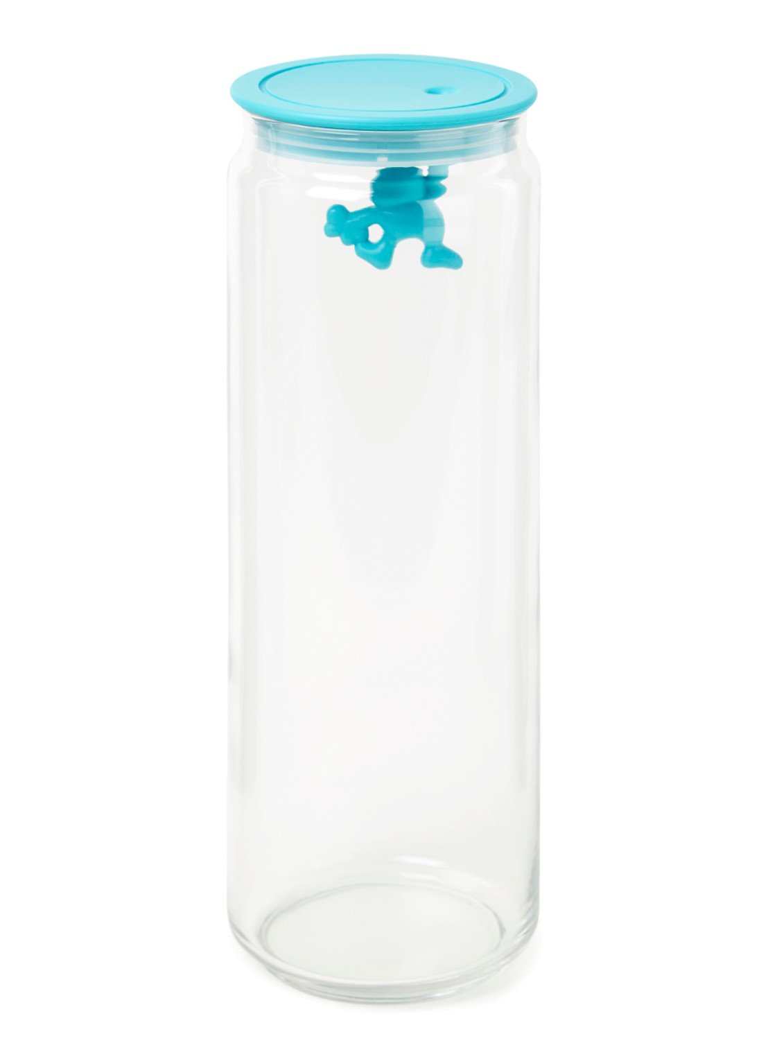 Alessi Gianni voorraadpot - voorkant turquoise