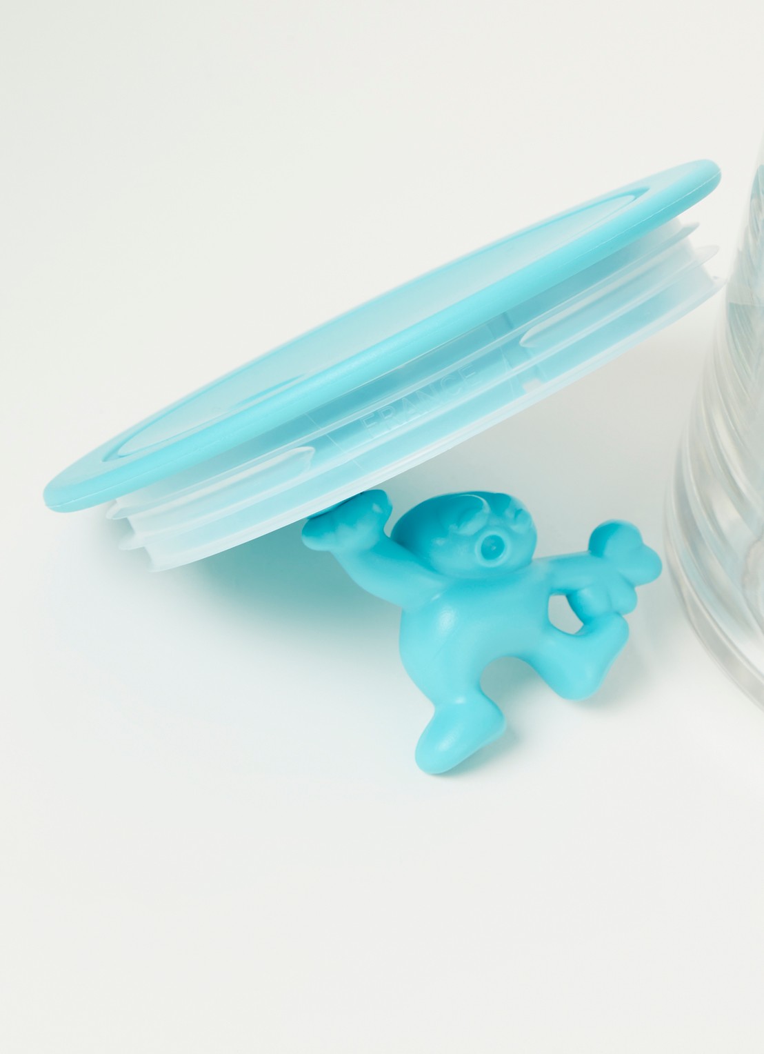 Alessi Gianni voorraadpot - detail turquoise