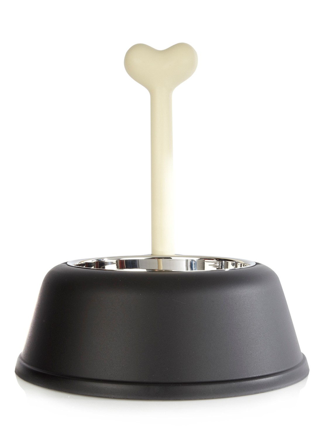 Alessi Hondenvoederbak Lupita - voorkant zwart