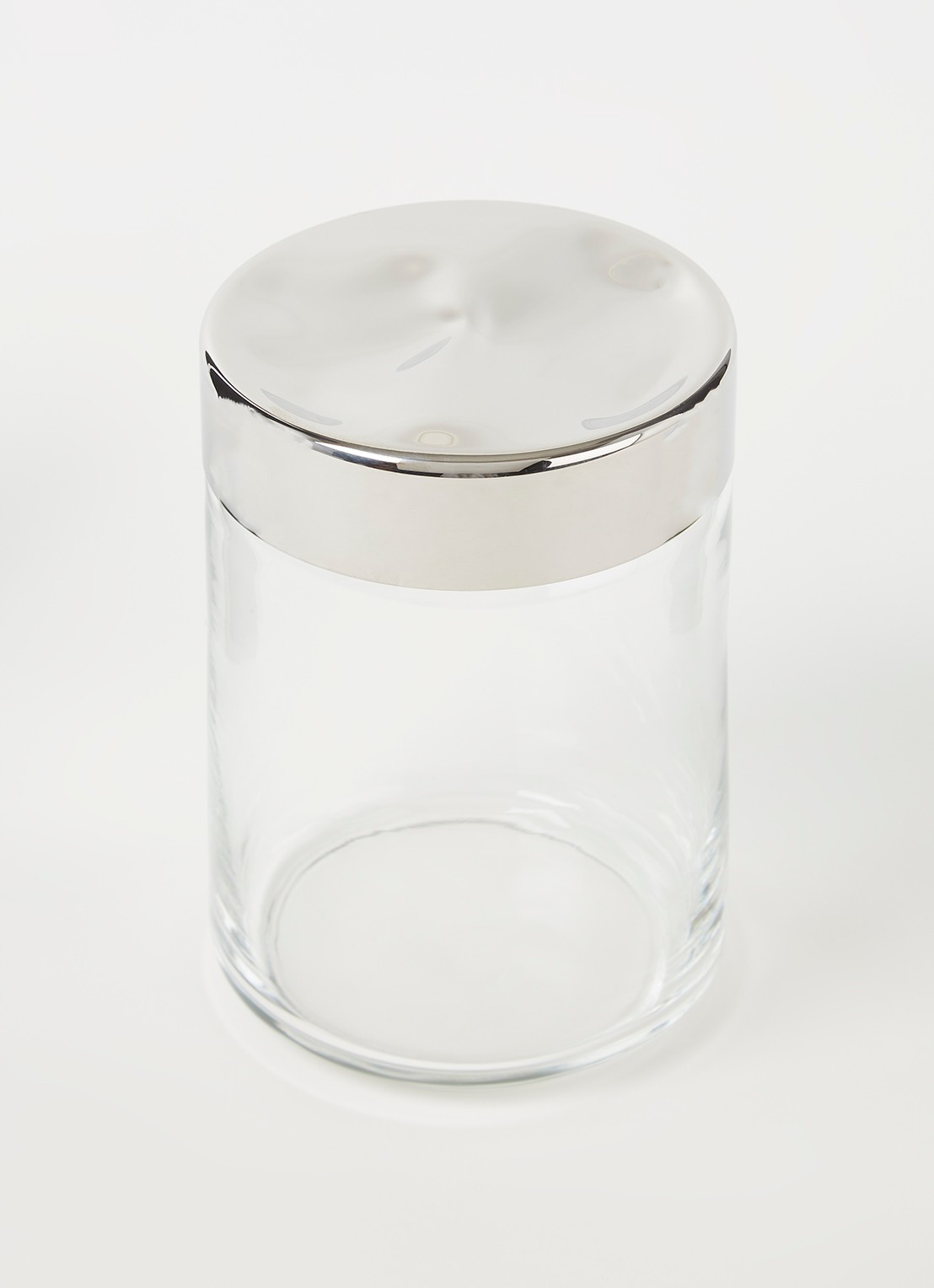 Alessi Julieta voorraadpot - voorkant 2 zilver