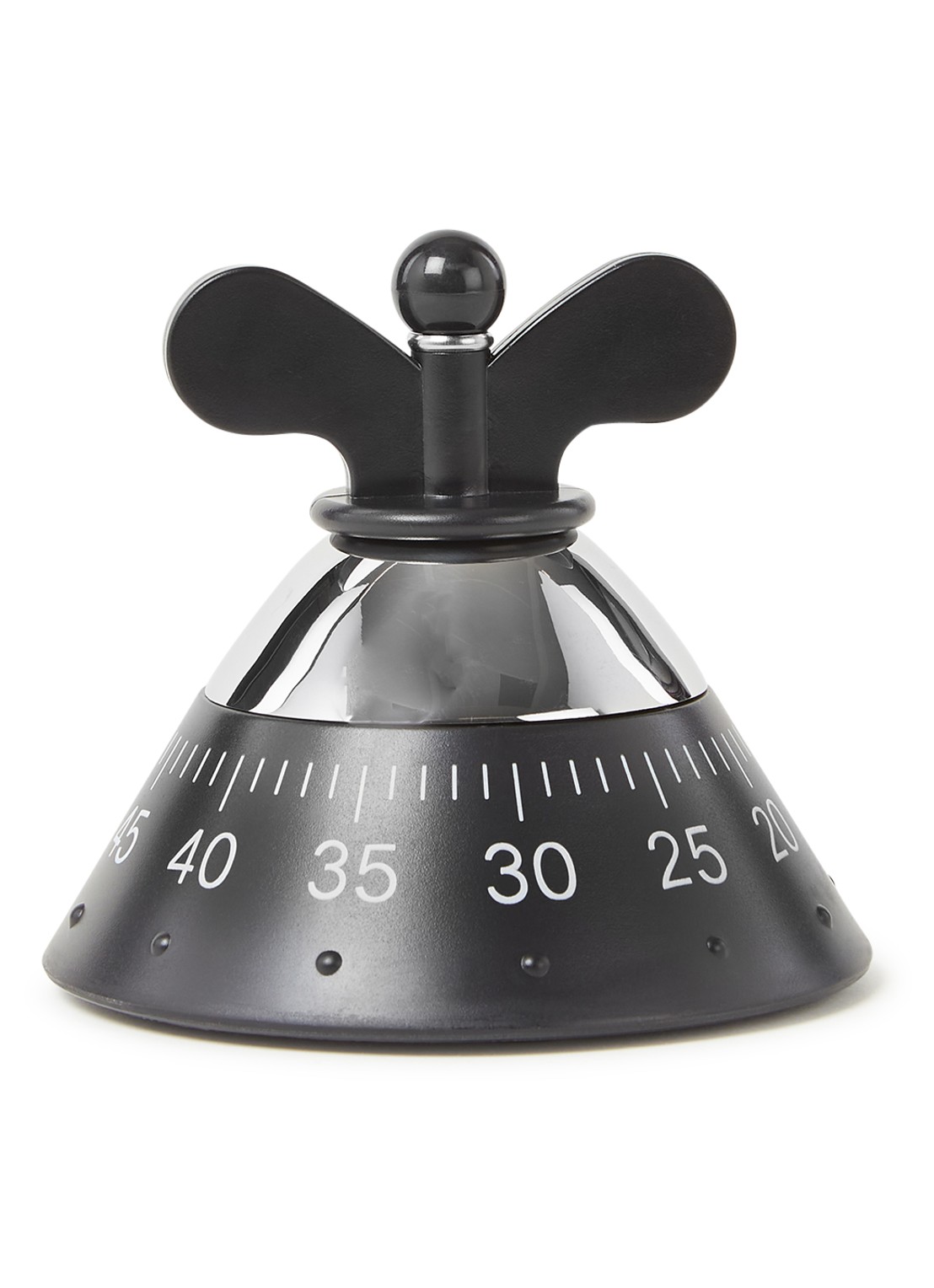 Alessi Kookwekker  - voorkant zwart