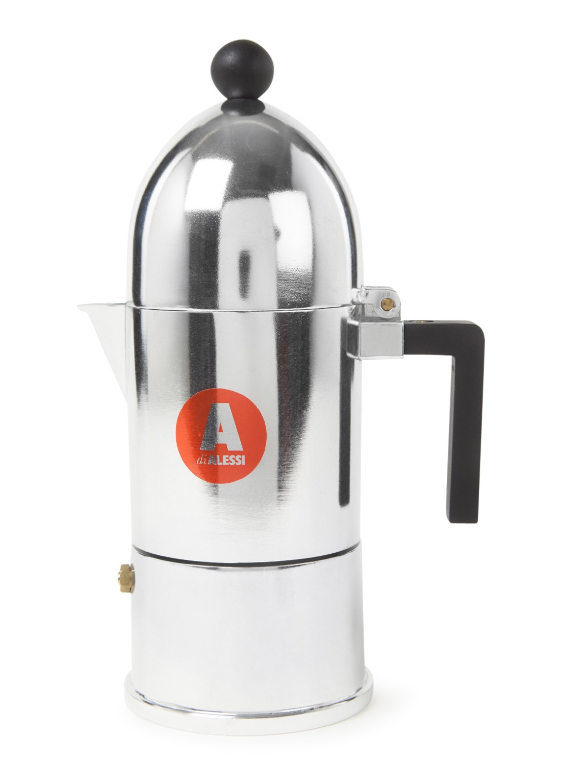 Alessi La Cupola koffiemaker 15 cl - voorkant 2 zilver