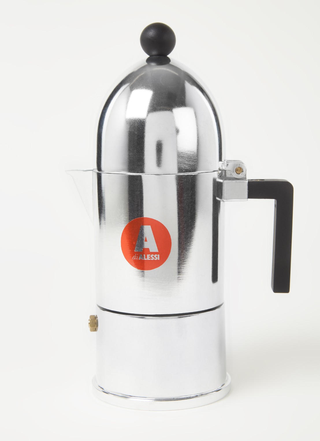 Alessi La Cupola koffiemaker 15 cl - voorkant 3 zilver