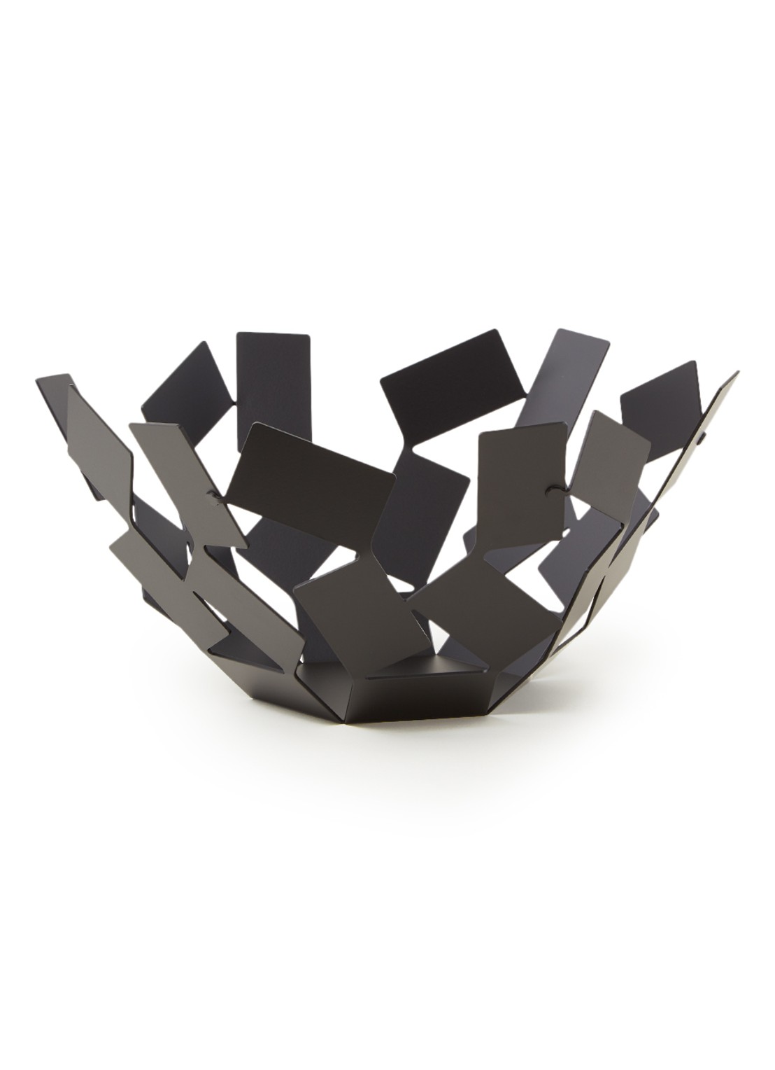 Alessi La Stanza Dello Scirocco fruitschaal 27,5 cm - voorkant zwart