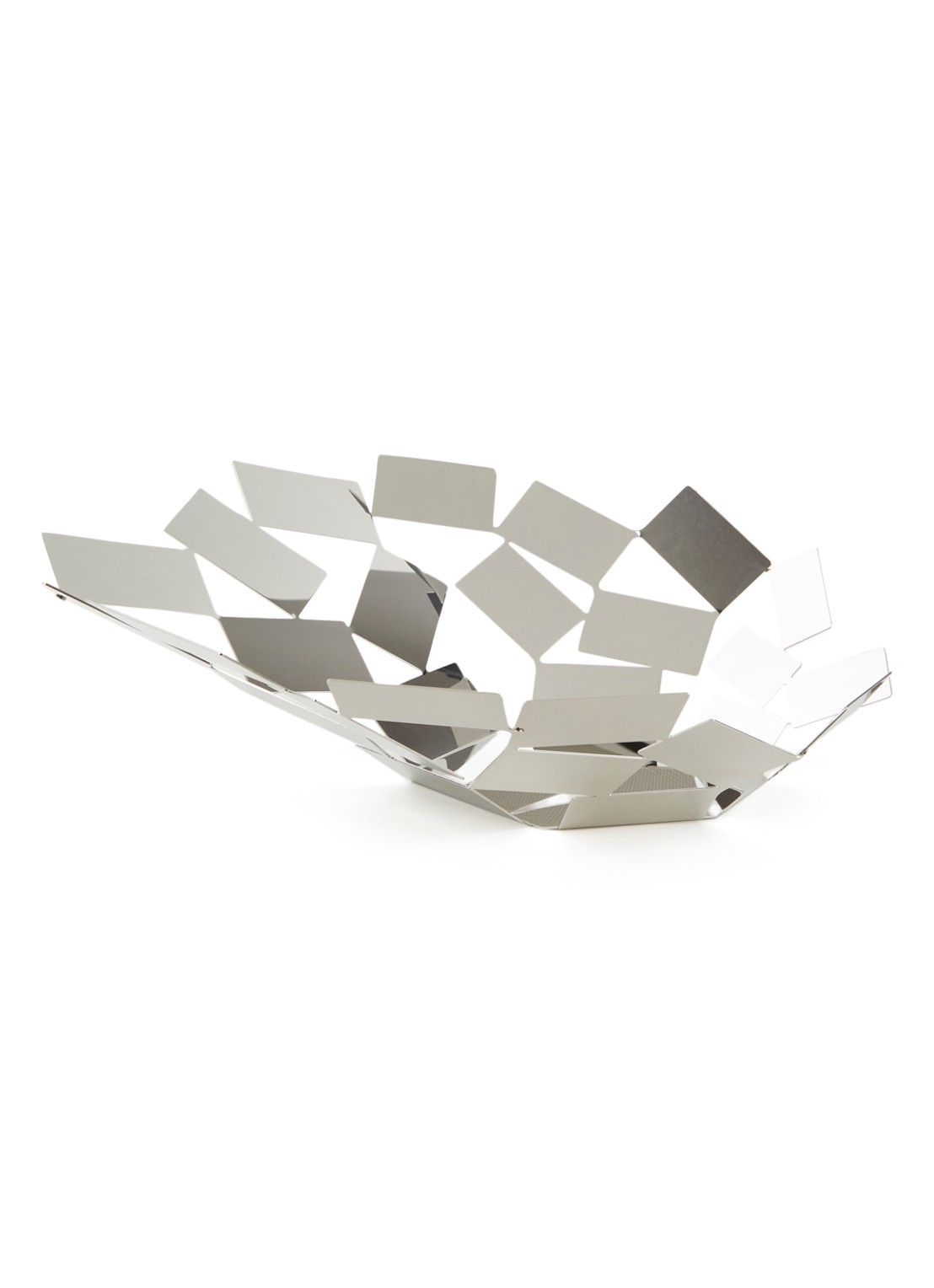 Alessi La Stanza dello Scirocco schaal 41,6 x 37,5 cm - voorkant zilver
