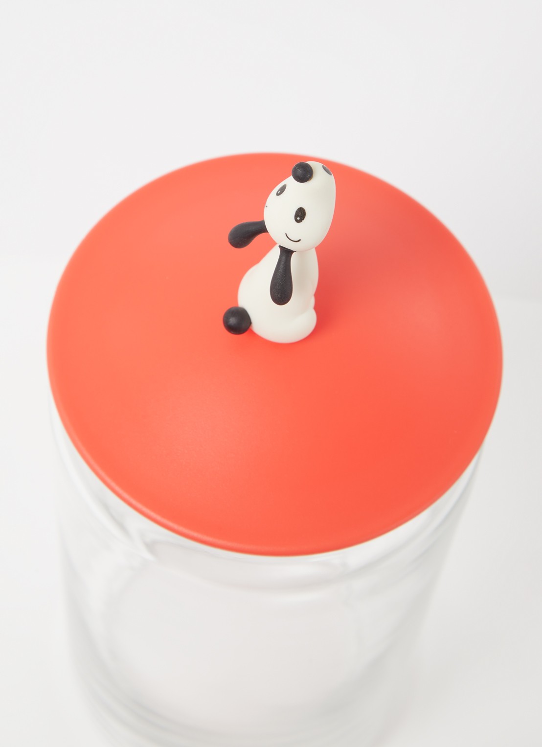 Alessi Lula voorraadpot 27 cm - voorkant 2 transparant