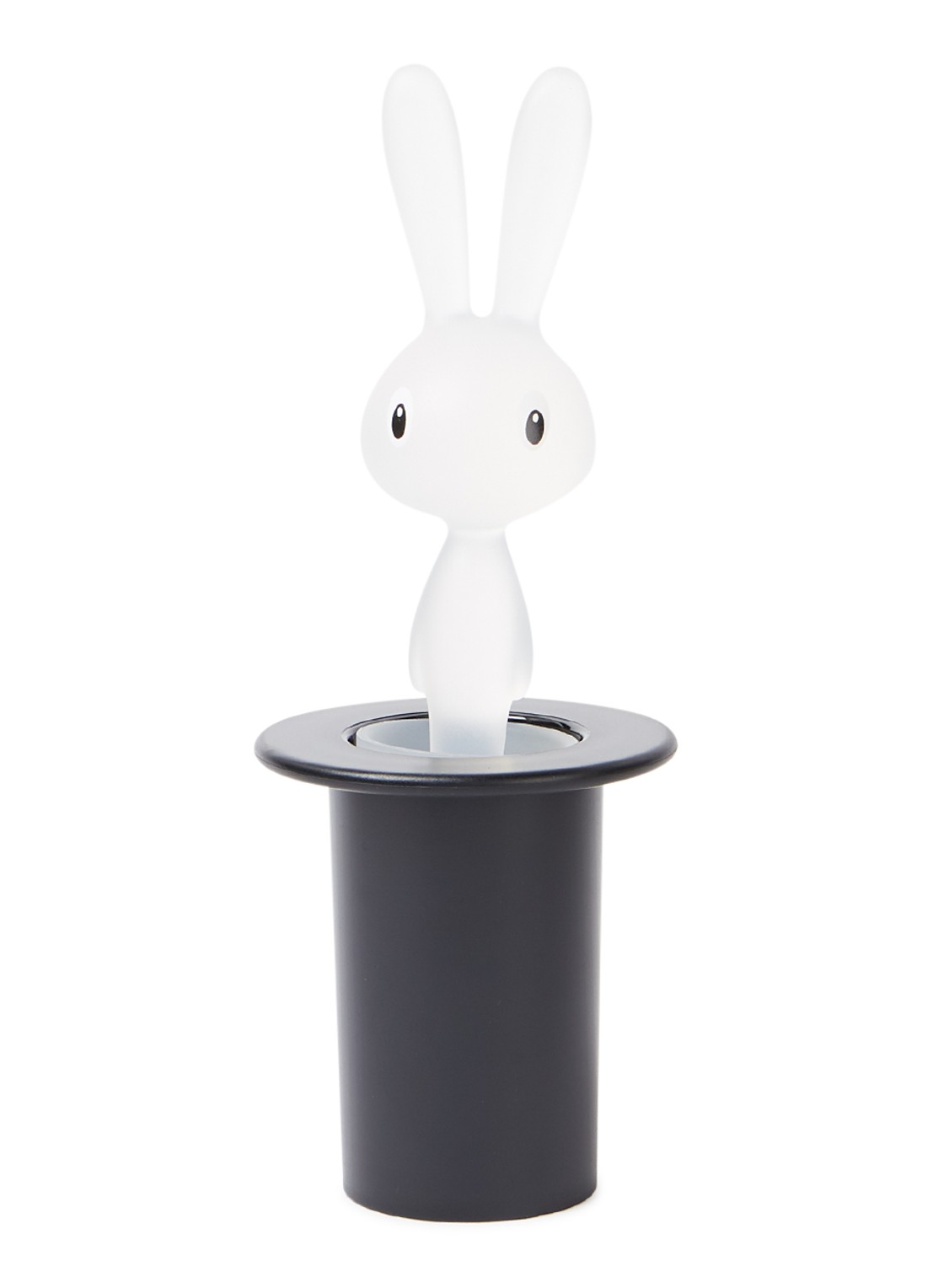 Alessi Magic Bunny tandenstokerhouder 14 cm - voorkant zwart