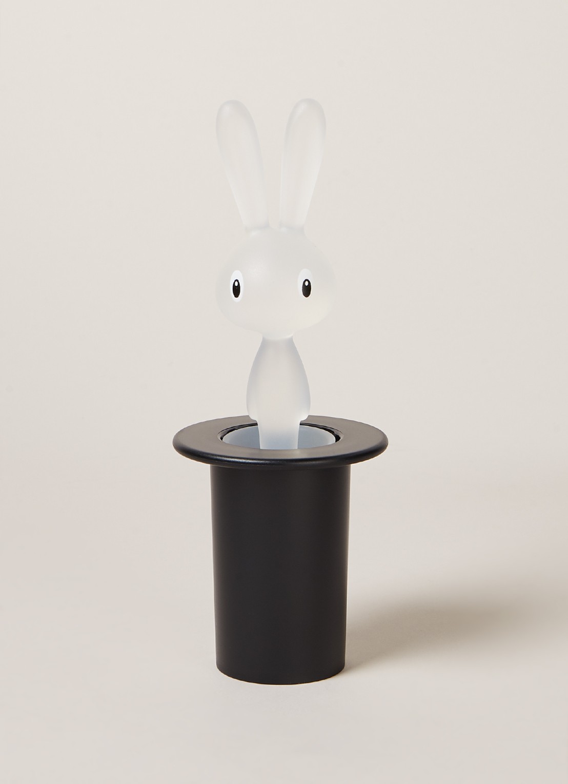 Alessi Magic Bunny tandenstokerhouder 14 cm - voorkant 2 zwart