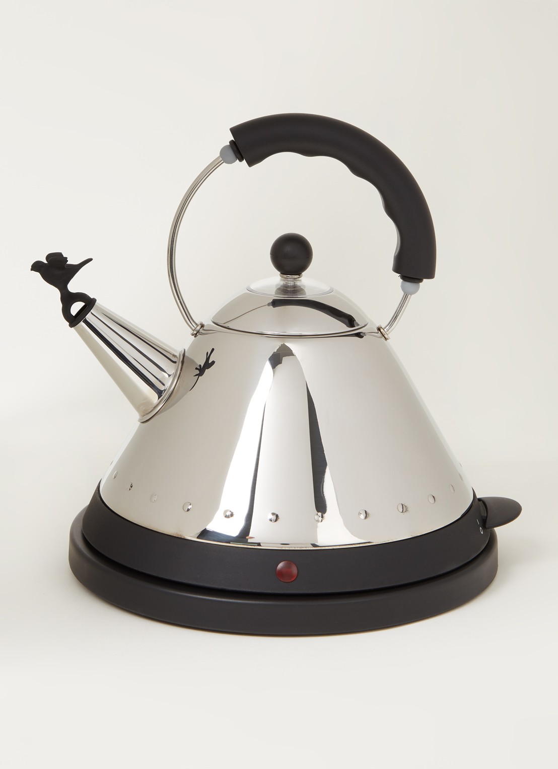 Alessi MG32 waterkoker 1,5 liter - voorkant 2 zwart