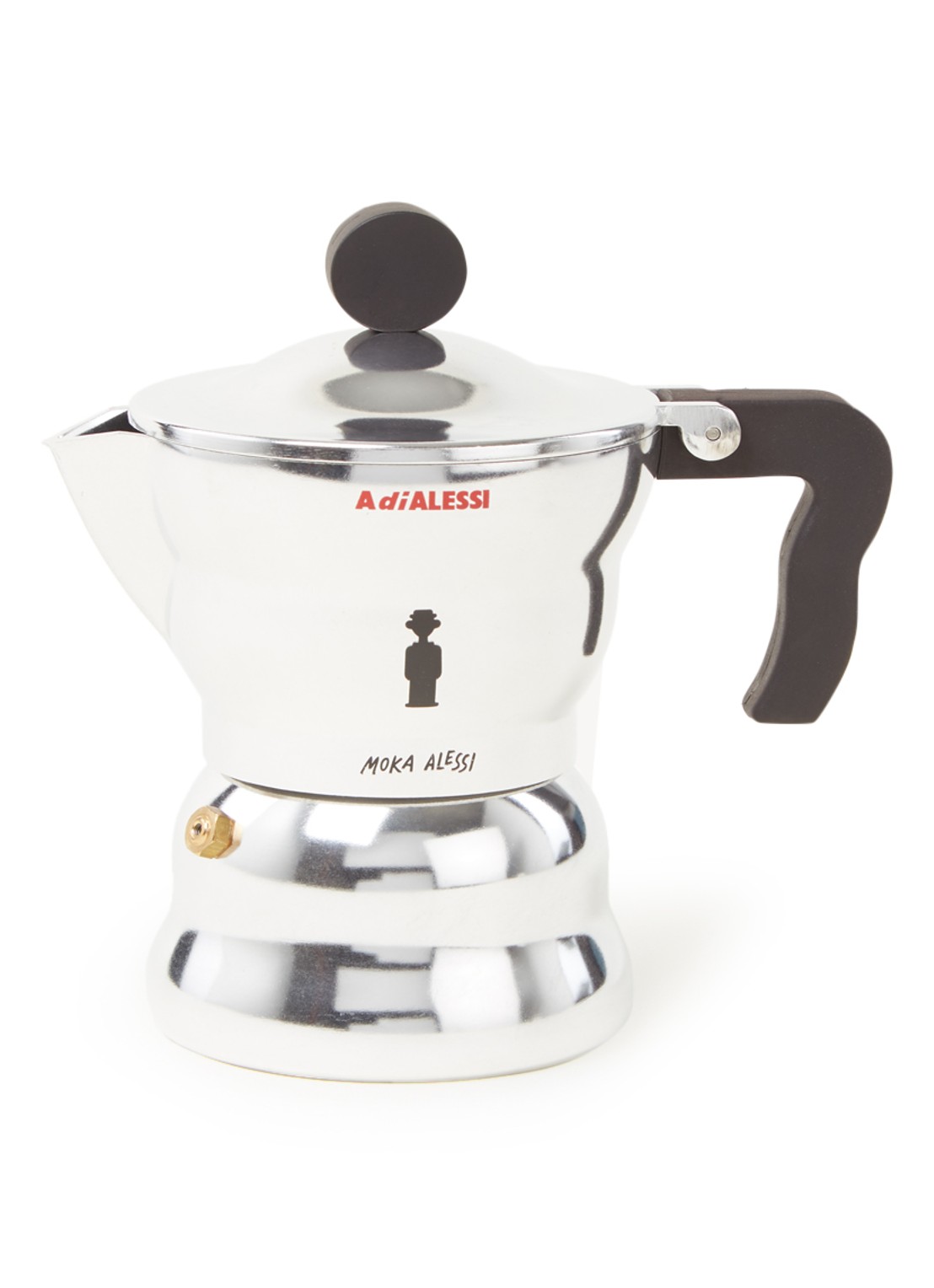 Alessi Moka koffiemaker  - voorkant zilver