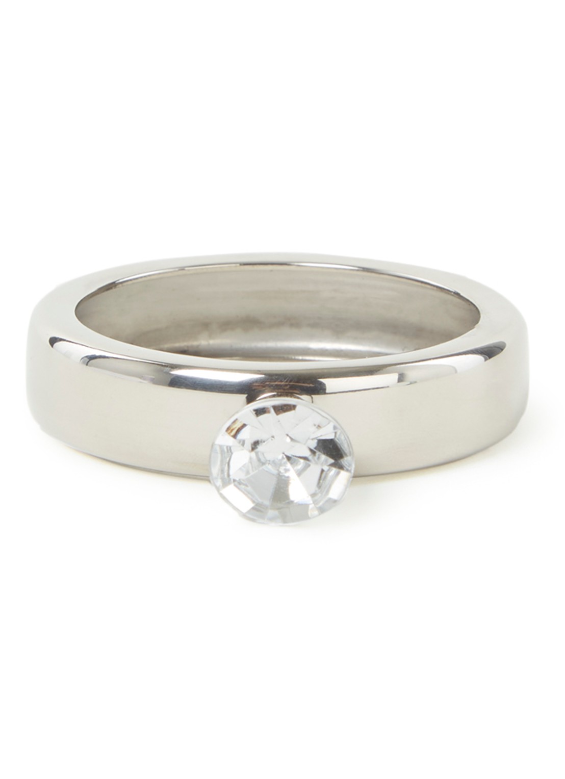 Alessi Noè druppelstop ring - voorkant 2 zilver