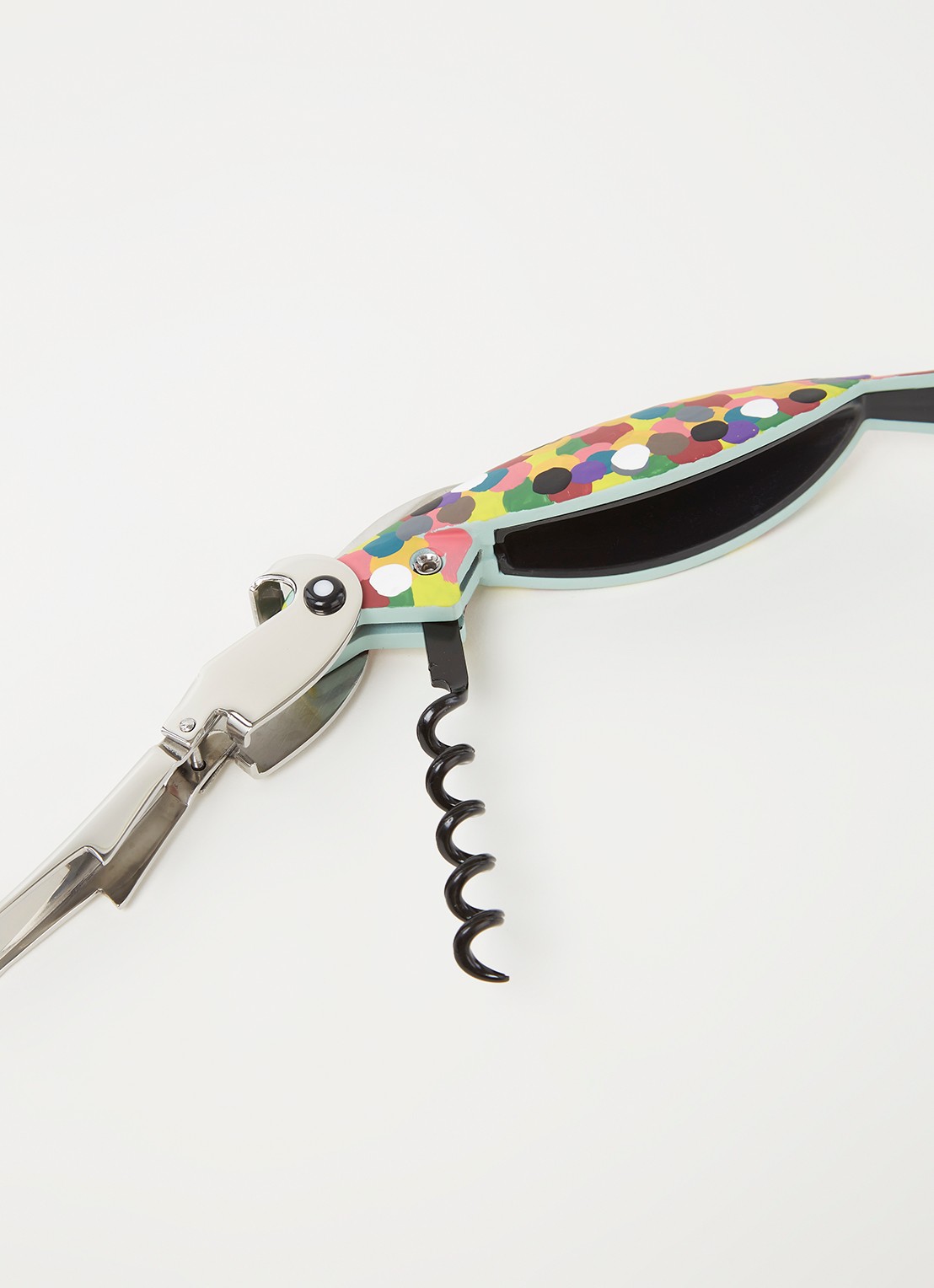 Alessi Parrot kelnersmes - detail geel